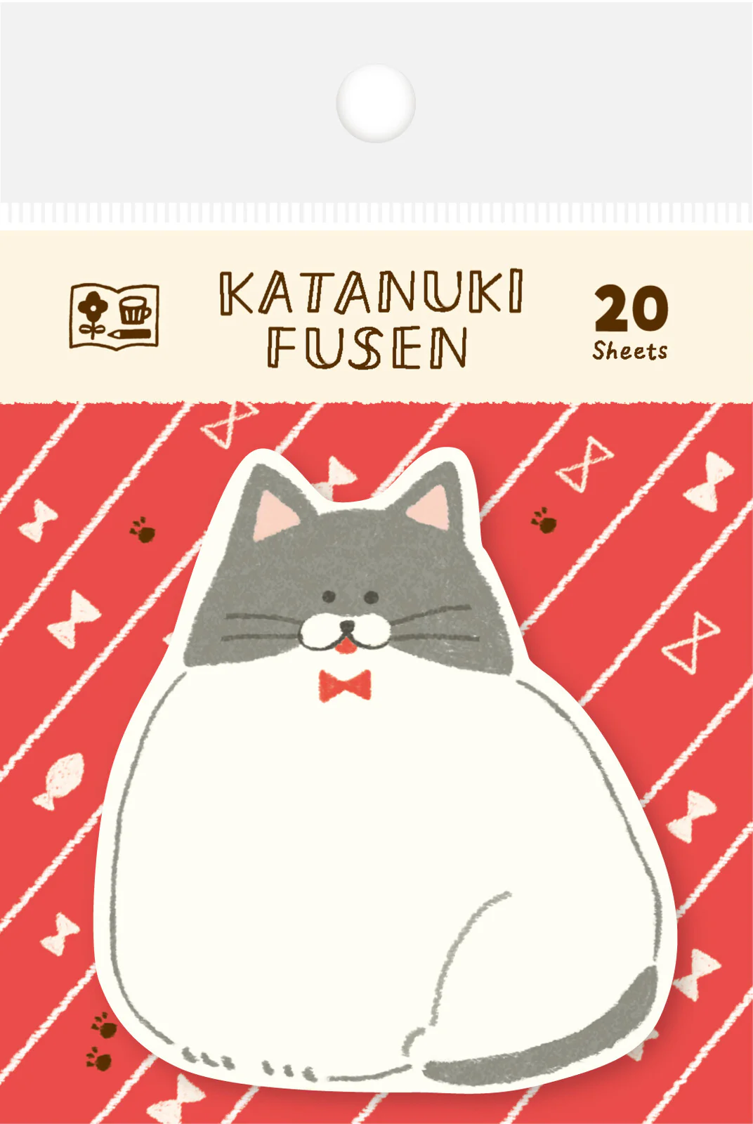 Furukawa Katanuki Fusen Sticky Notes – Chubby Cat