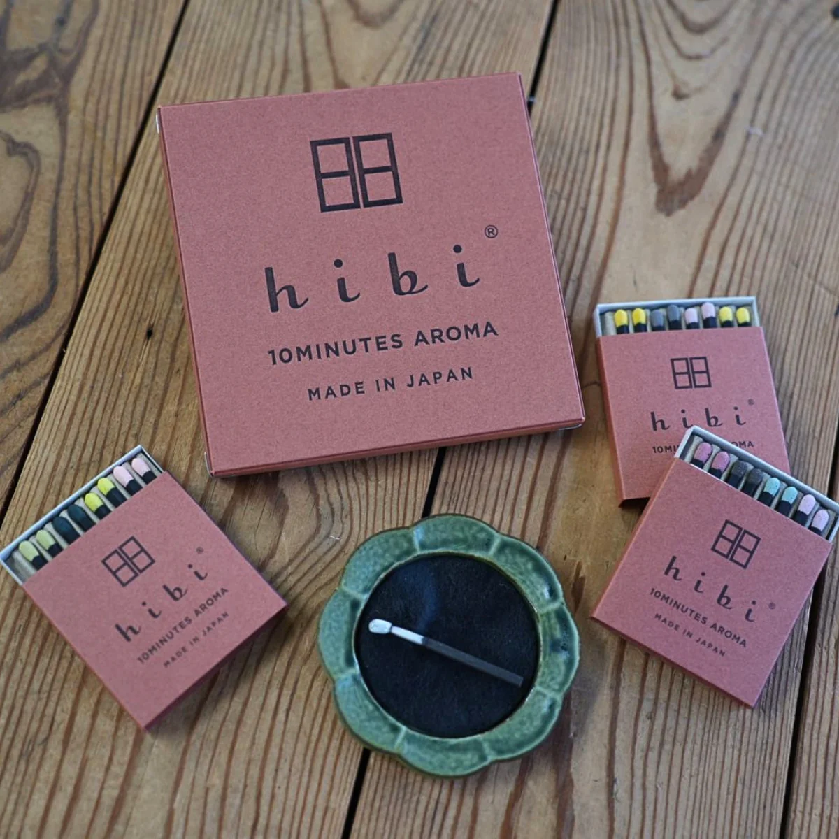 Hibi Incense Matches Gift Box – 12 Scent Assortment