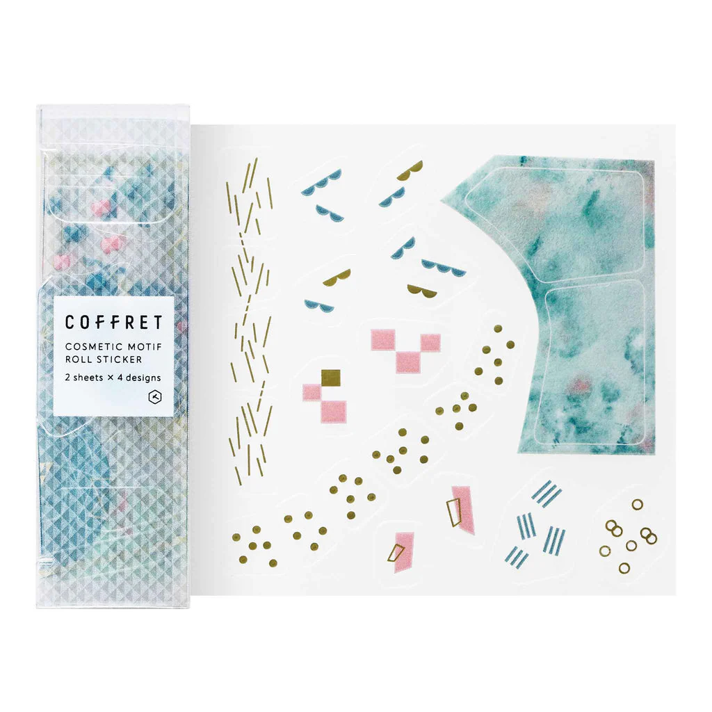 KING JIM HITOTOKI Coffret Cosmetic Film Roll Sticker