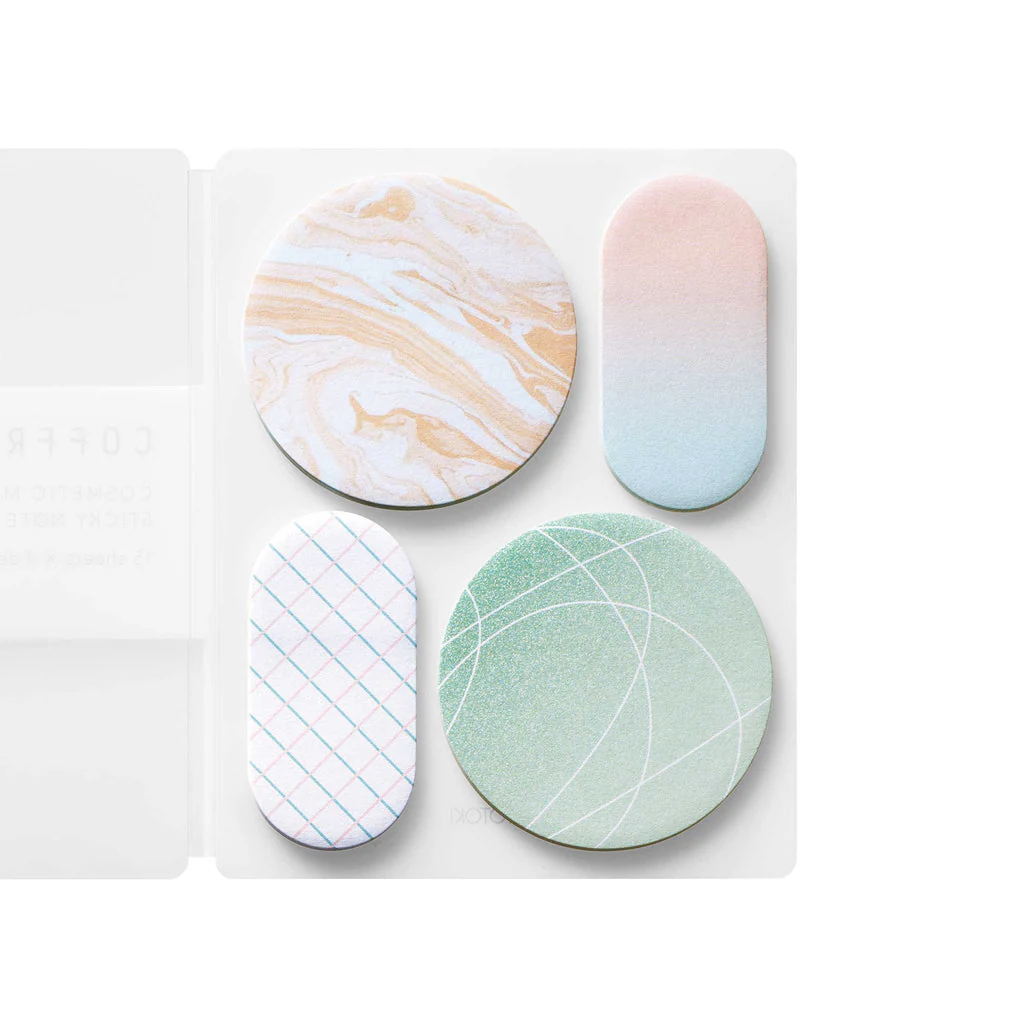 KING JIM HITOTOKI Coffret Cosmetic Sticky Notes