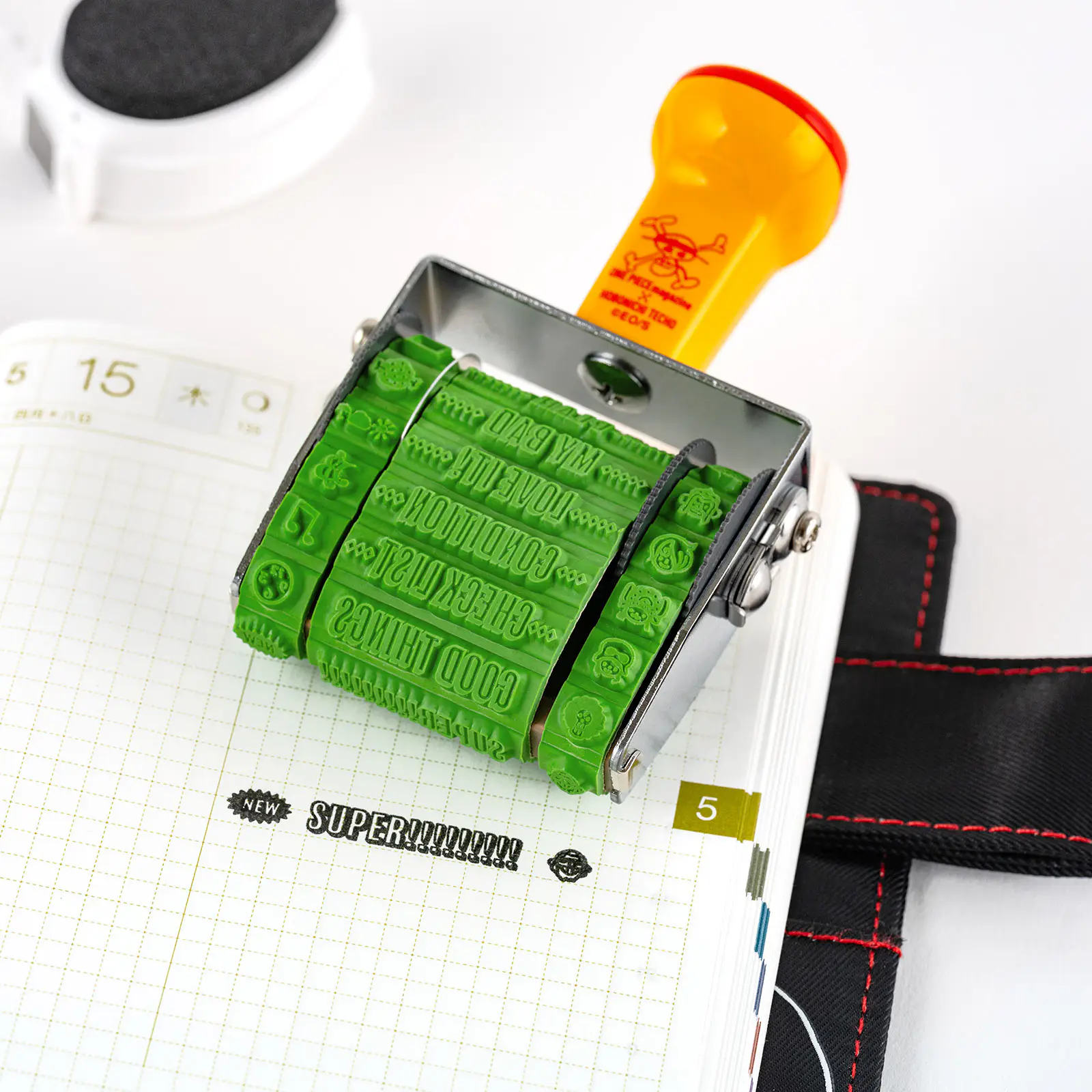 Hobonichi 2026 Accessories: Sanby Rotating Stamp for the Techo (One Piece)