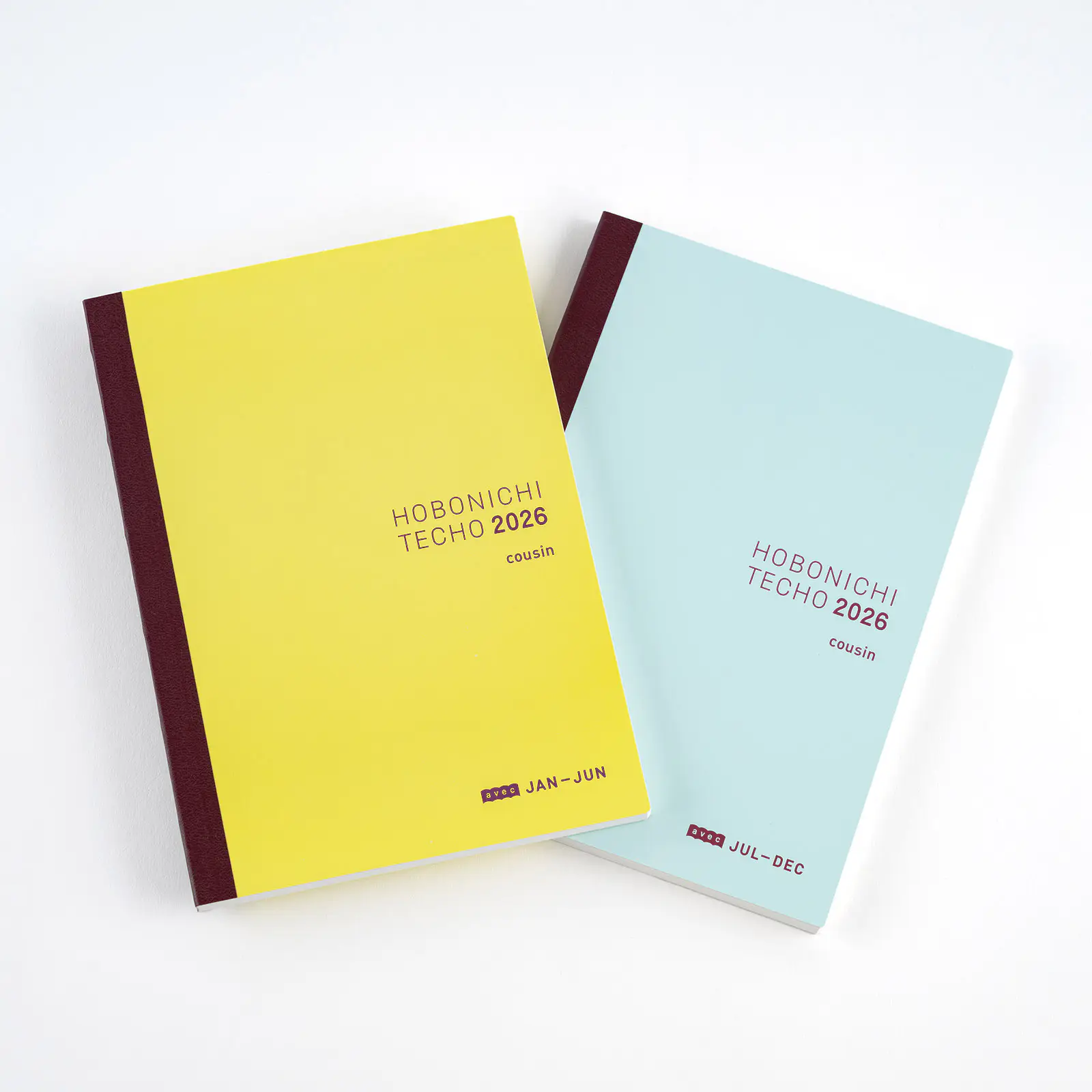Hobonichi 2026 Japanese Cousin Avec Books [A5/Jan Start/Mon Start/6-Month x 2]