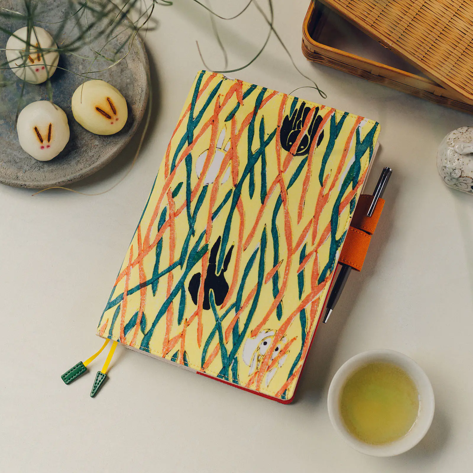 Hobonichi Unsodo: Bijutsukai Cover (Wild Rabbits) [A5]