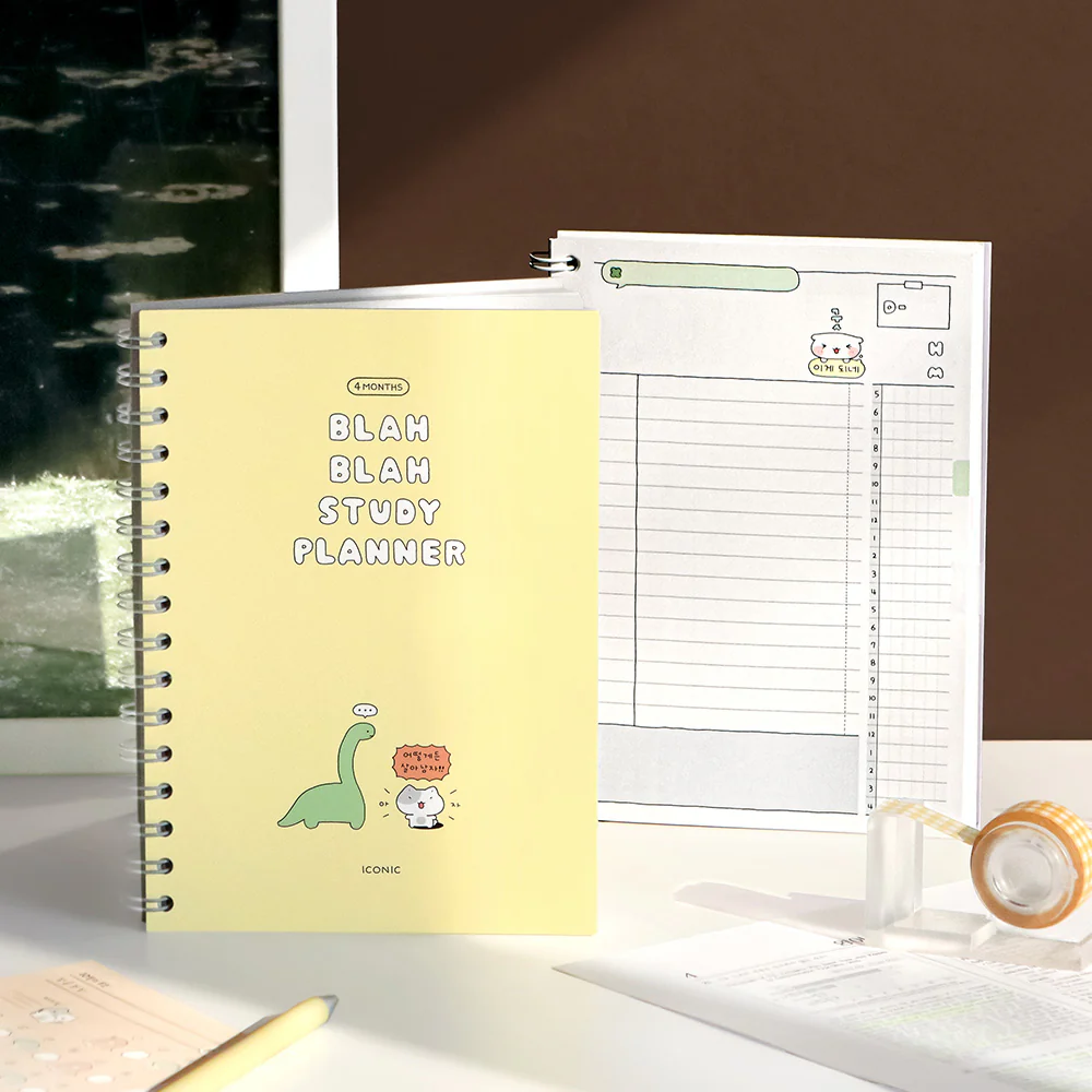 Iconic Blah Blah Study Planner