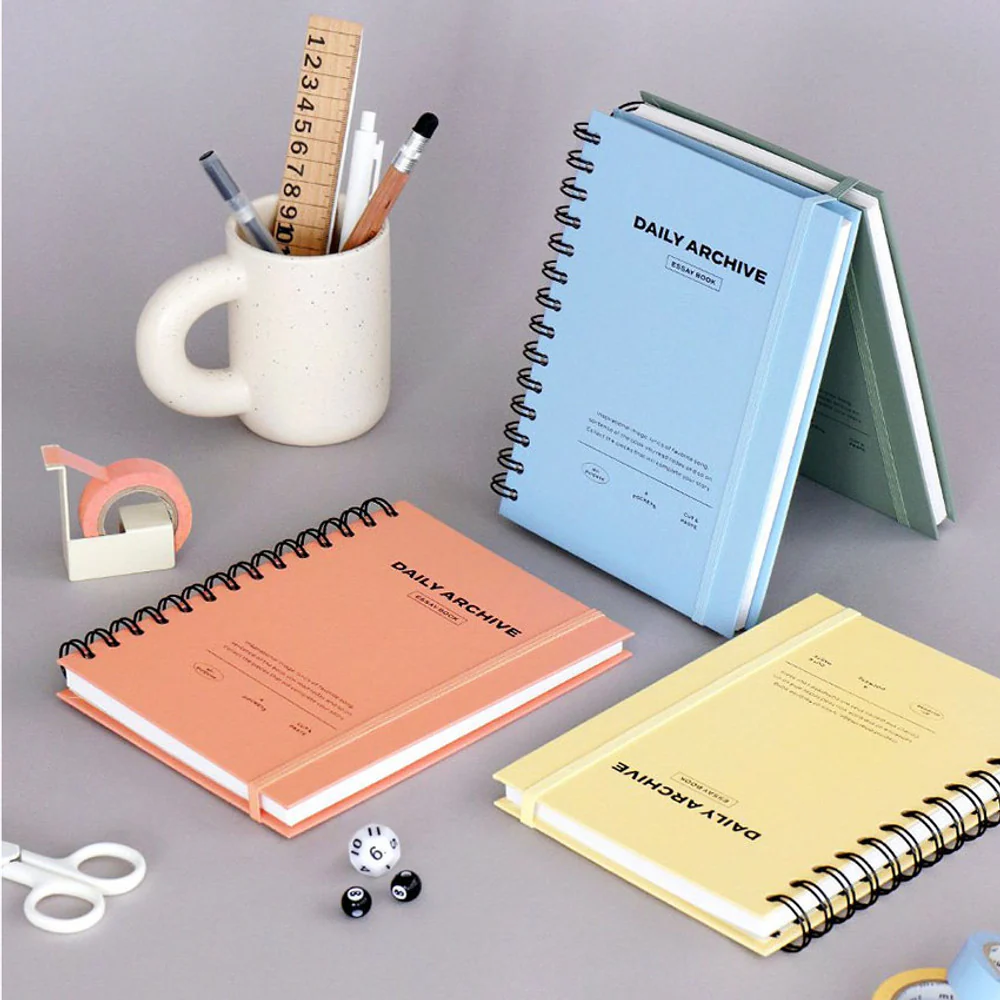 Iconic Daily Archive Spiral Book –— A5 Planner