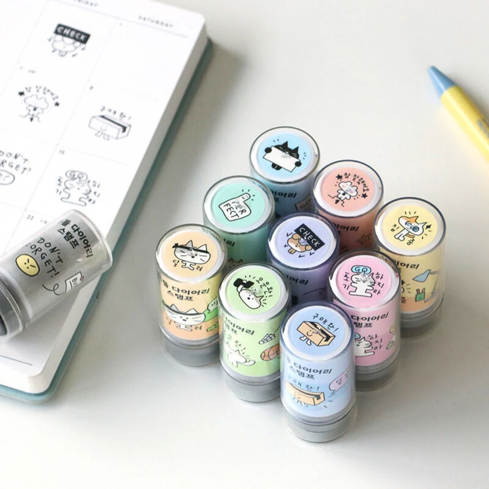 Iconic Doodle Self-Inking Diary Stamp