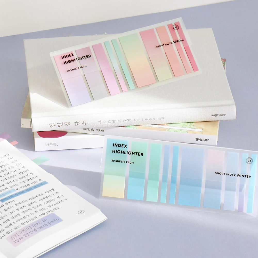 Iconic Index Short Highlighter Sticky Tabs