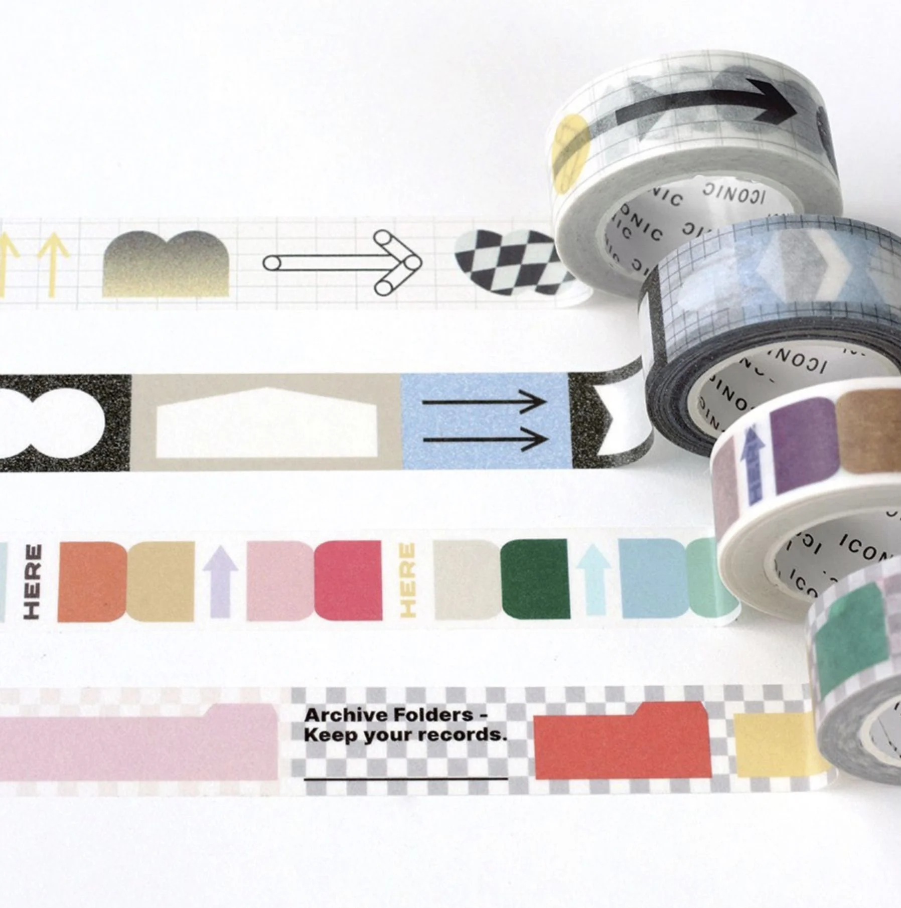 Iconic Shape Masking Tape