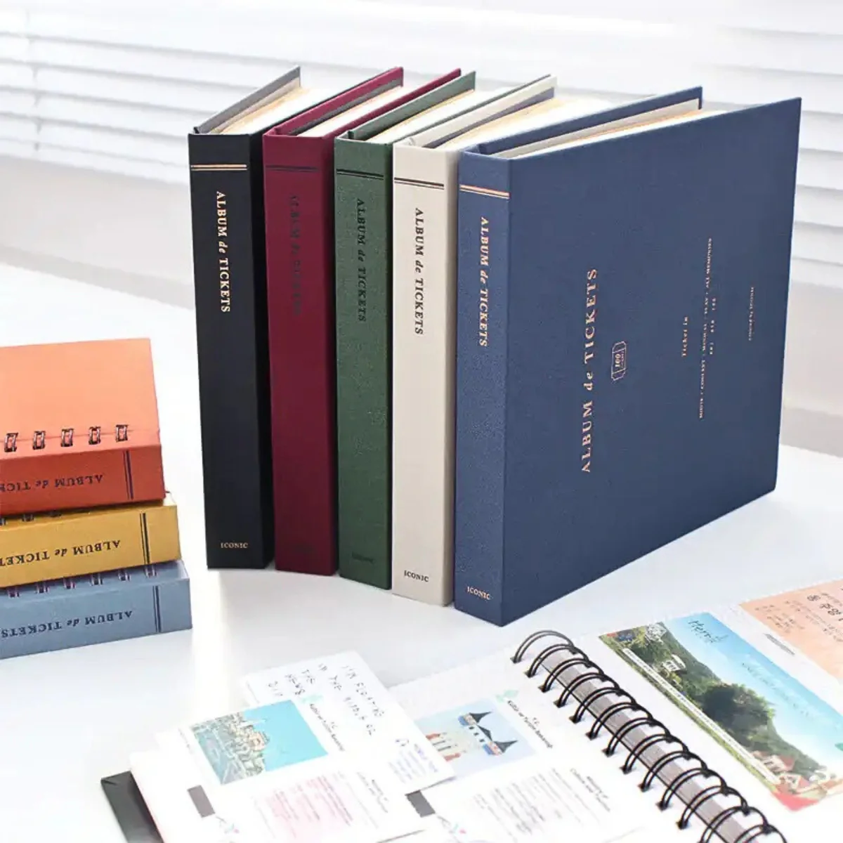 Iconic Ticket Scrapbook Album
