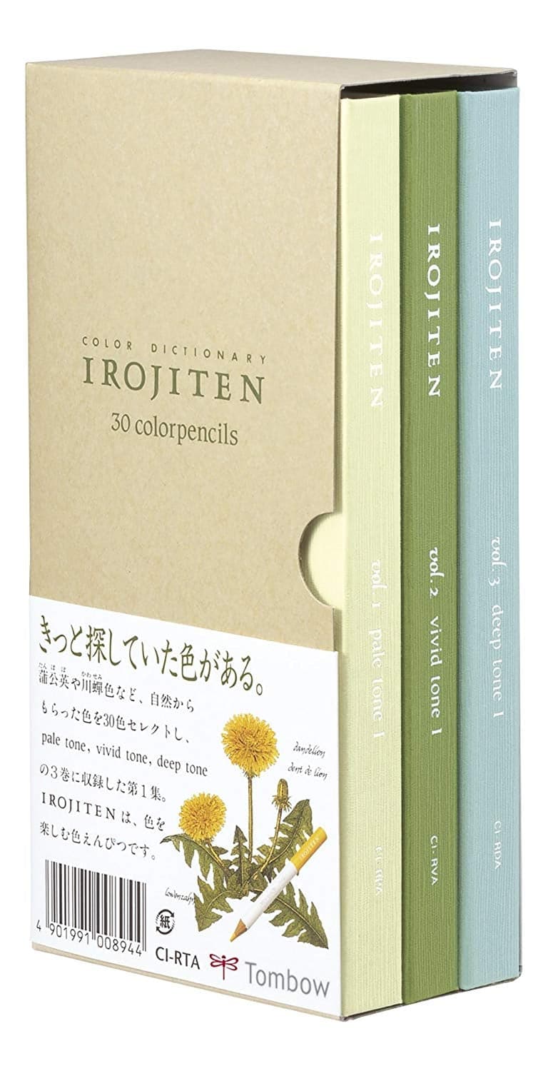 Tombow Irojiten Color Dictionary Colour Pencils – Volume 1