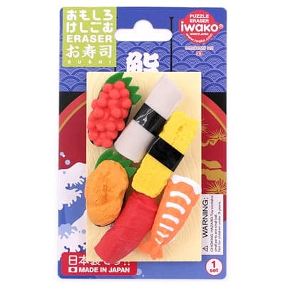 Iwako Puzzle Erasers – Sushi