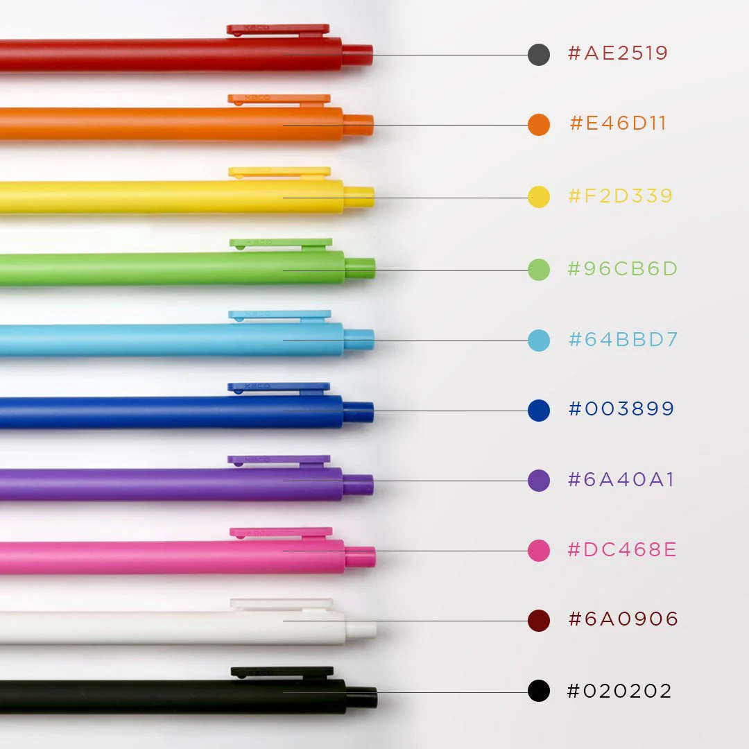 Kaco PURE Gel Ink Pen Mixed Colour Set
