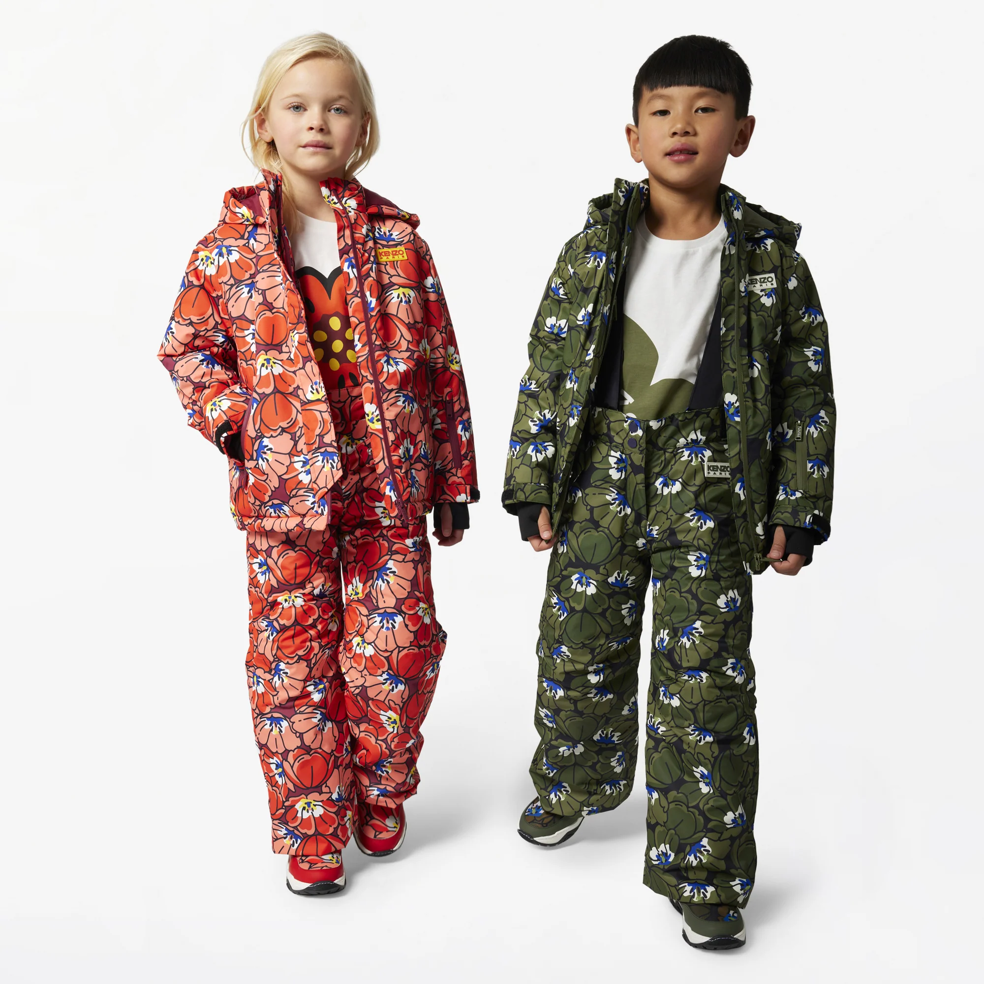 Kenzo Kids Floral Ski Pants – 6Y