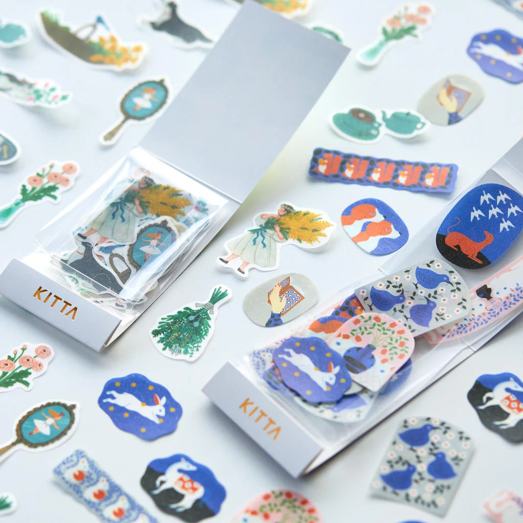 KING JIM KITTA Flake Stickers