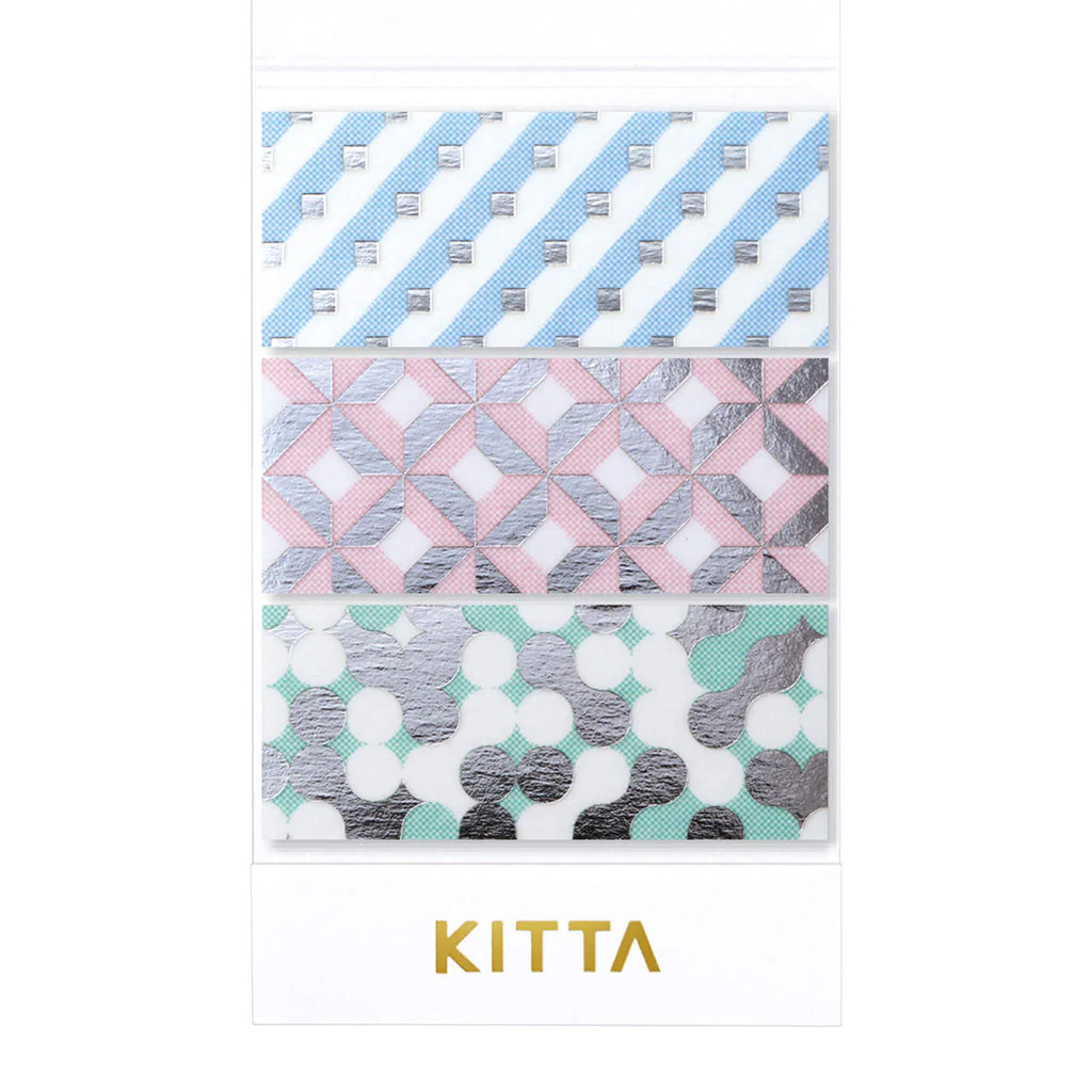 KING JIM KITTA Wide Masking Tape — Geometry