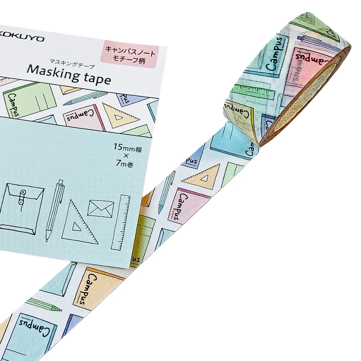 Kokuyo Masking Tape – Campus Pattern
