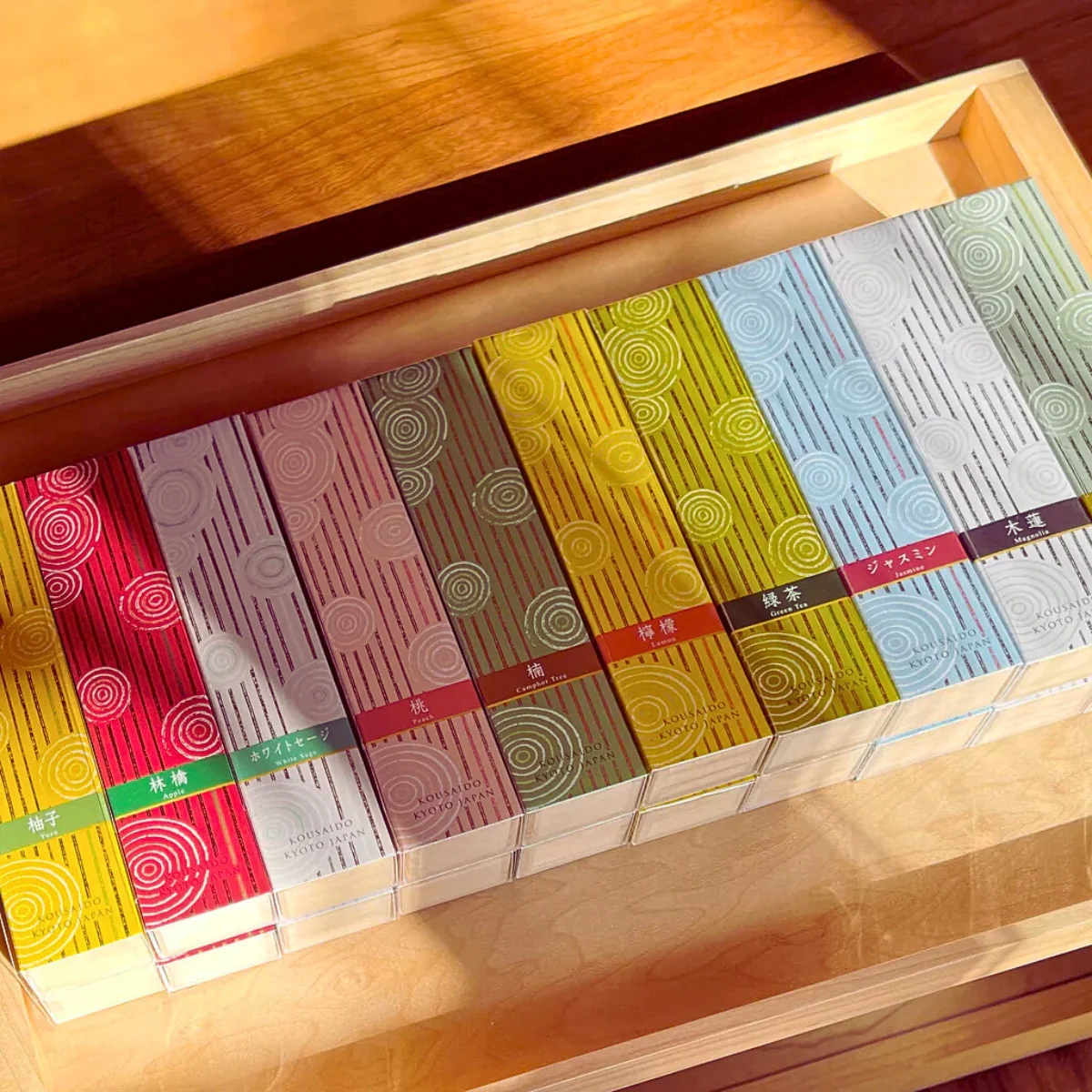 Kousaido Hyakurakukou Japanese Incense – 40 Long Sticks
