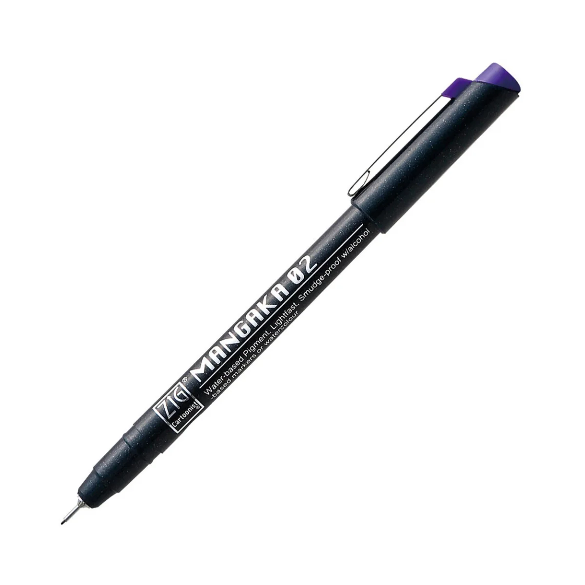 Kuretake ZIG Cartoonist Mangaka 02 Marker Pen – Violet
