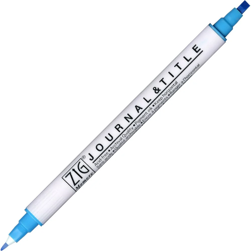 Kuretake ZIG Memory System JOURNAL & TITLE Dual-Tip Pen