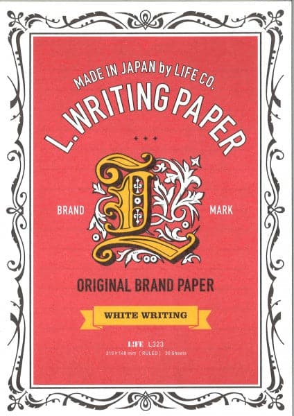 LIFE L - Paper Letter Writing Pad A5 [White, Cream] - Image 2