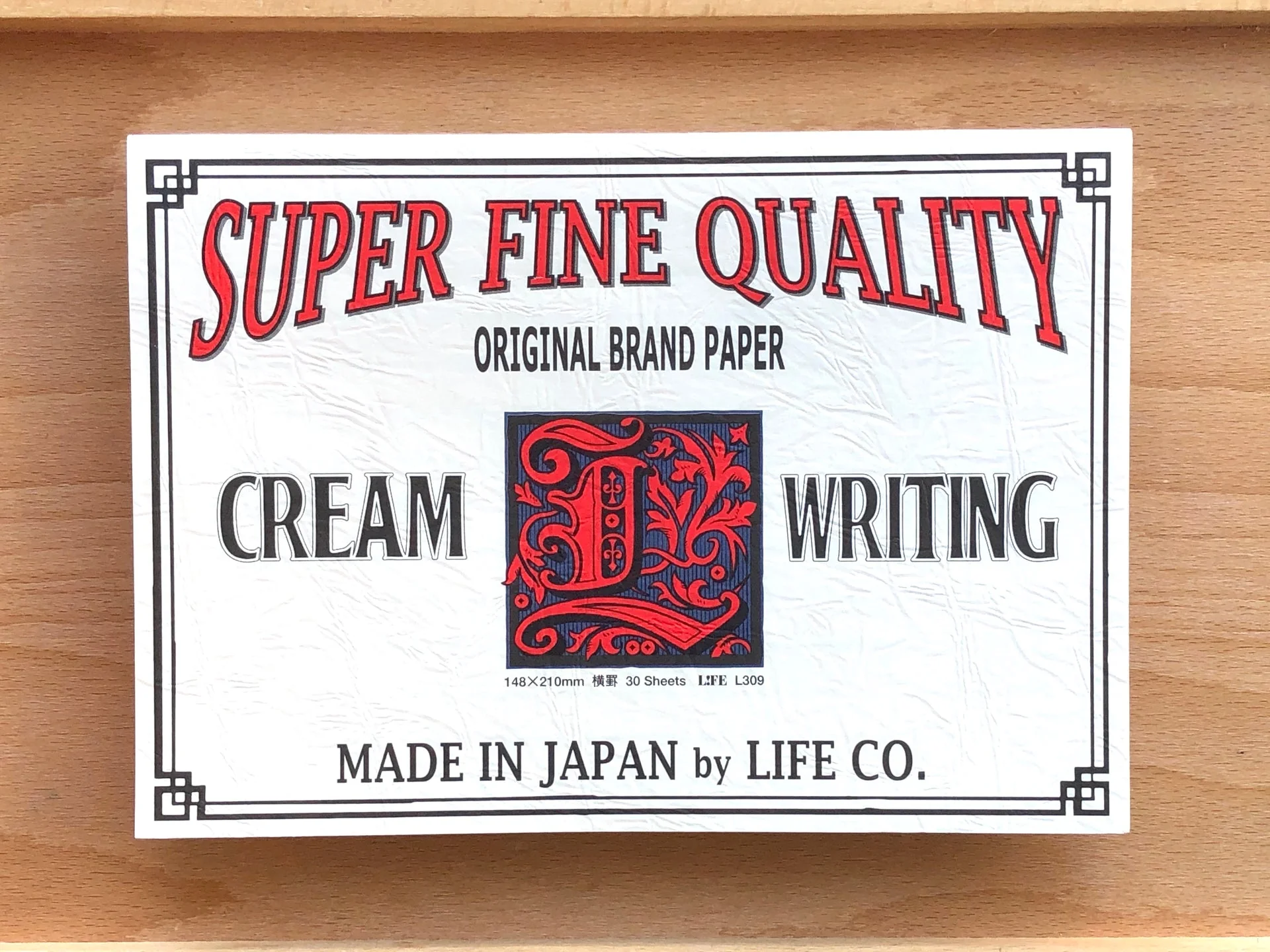 Life L-Brand Cream Ruled Writing Pad [A5]