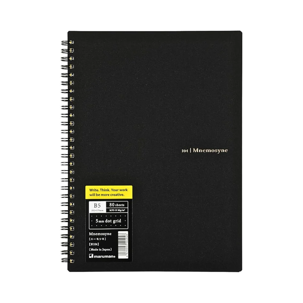 Mnemosyne B5 Dot Grid Notebook