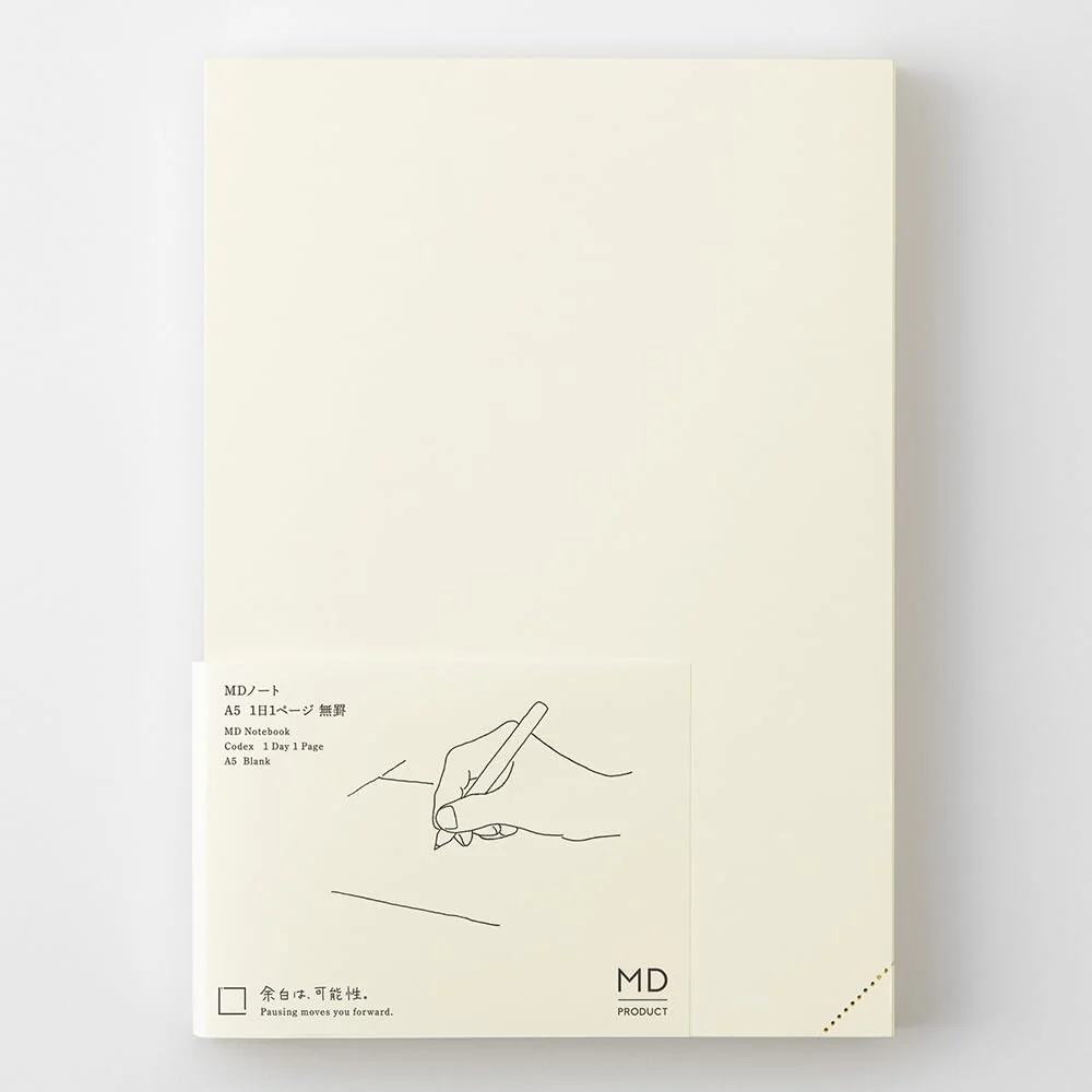 MD Notebook Journal Codex A5 – 1 Day 1 Page (Blank)