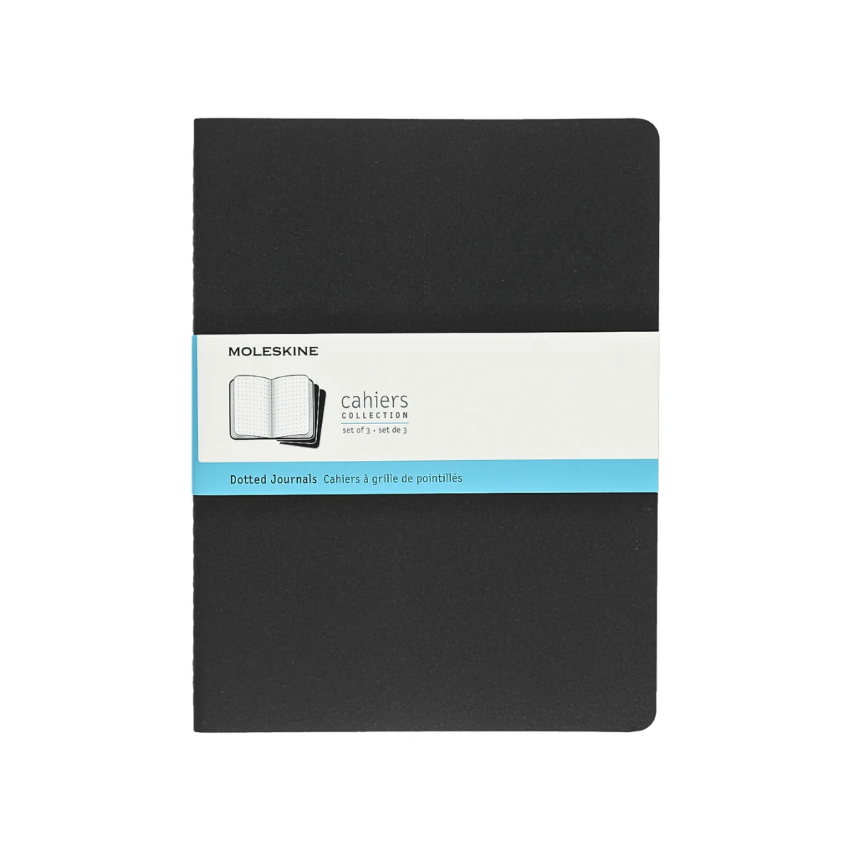 Moleskine Extra Large Black Cahier – Dotted (Pack of 3)