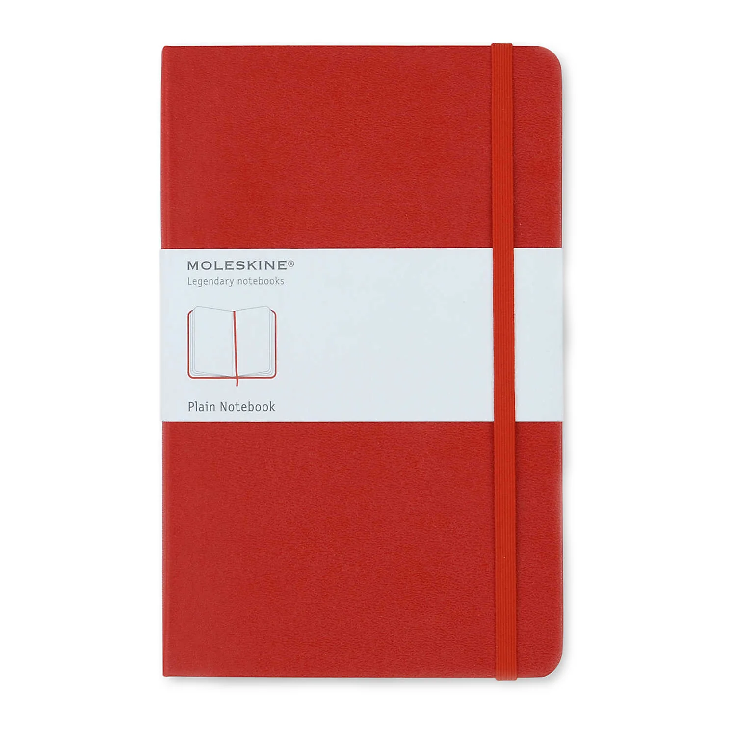 Moleskine Notebook (A5, Plain) – Red