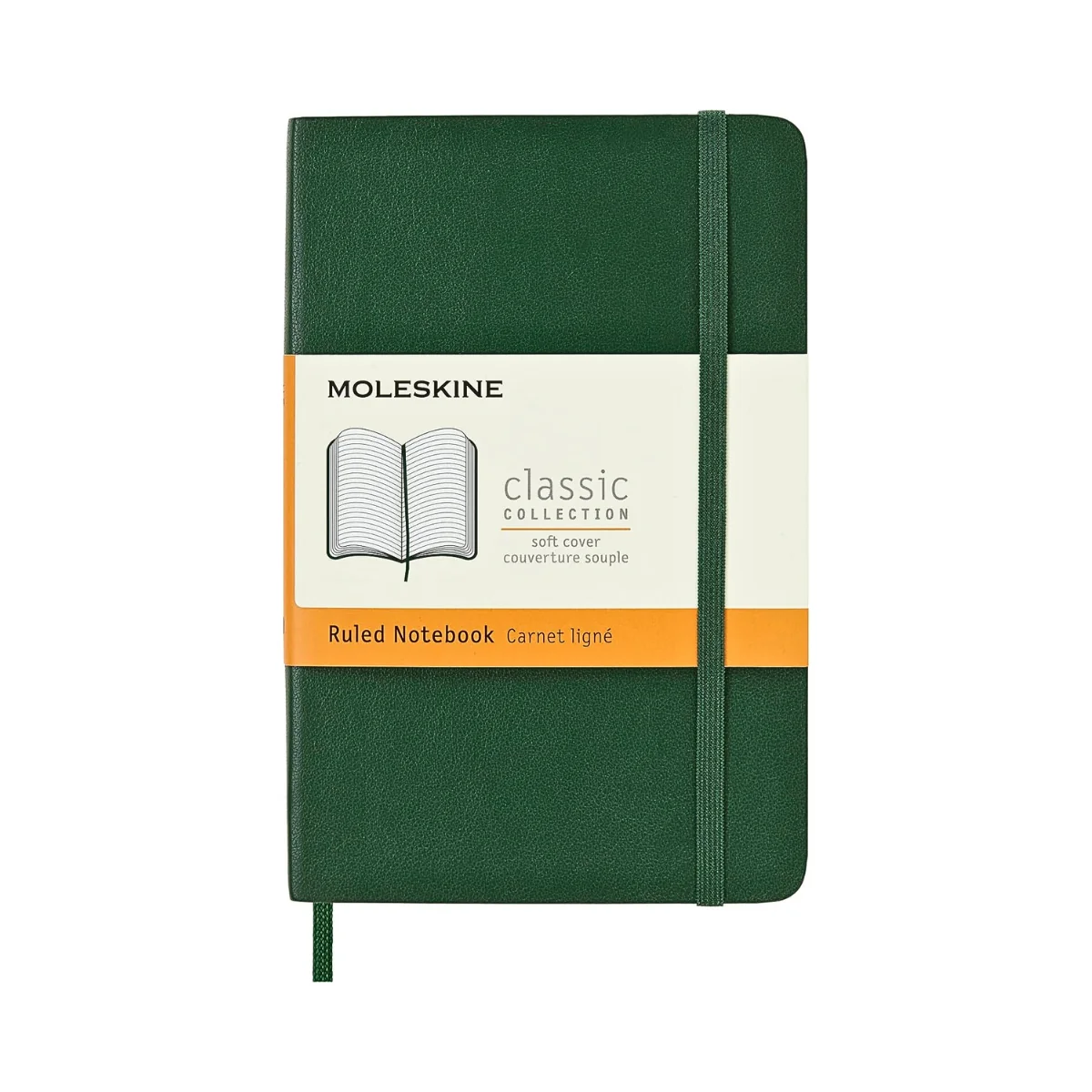 Moleskine Classic Notebook Soft Cover, A6 Pocket Size – Myrtle Green
