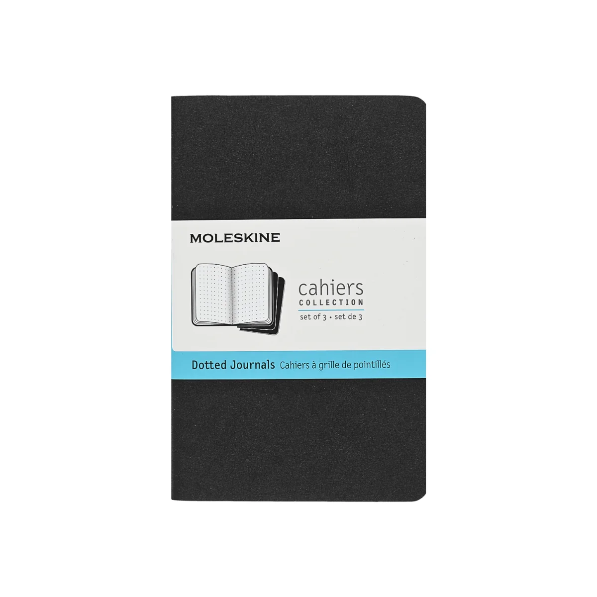 Moleskine Pocket Black Cahiers – Dotted (Set of 3)
