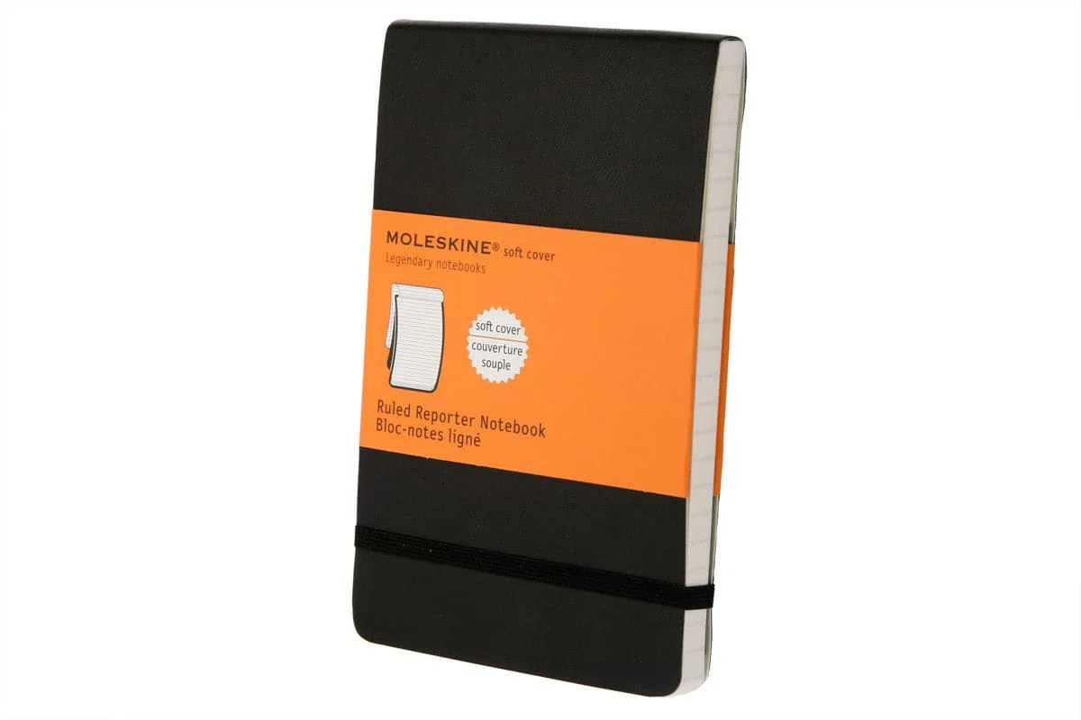 Moleskine Soft Pocket Reporter Notebook – Ruled