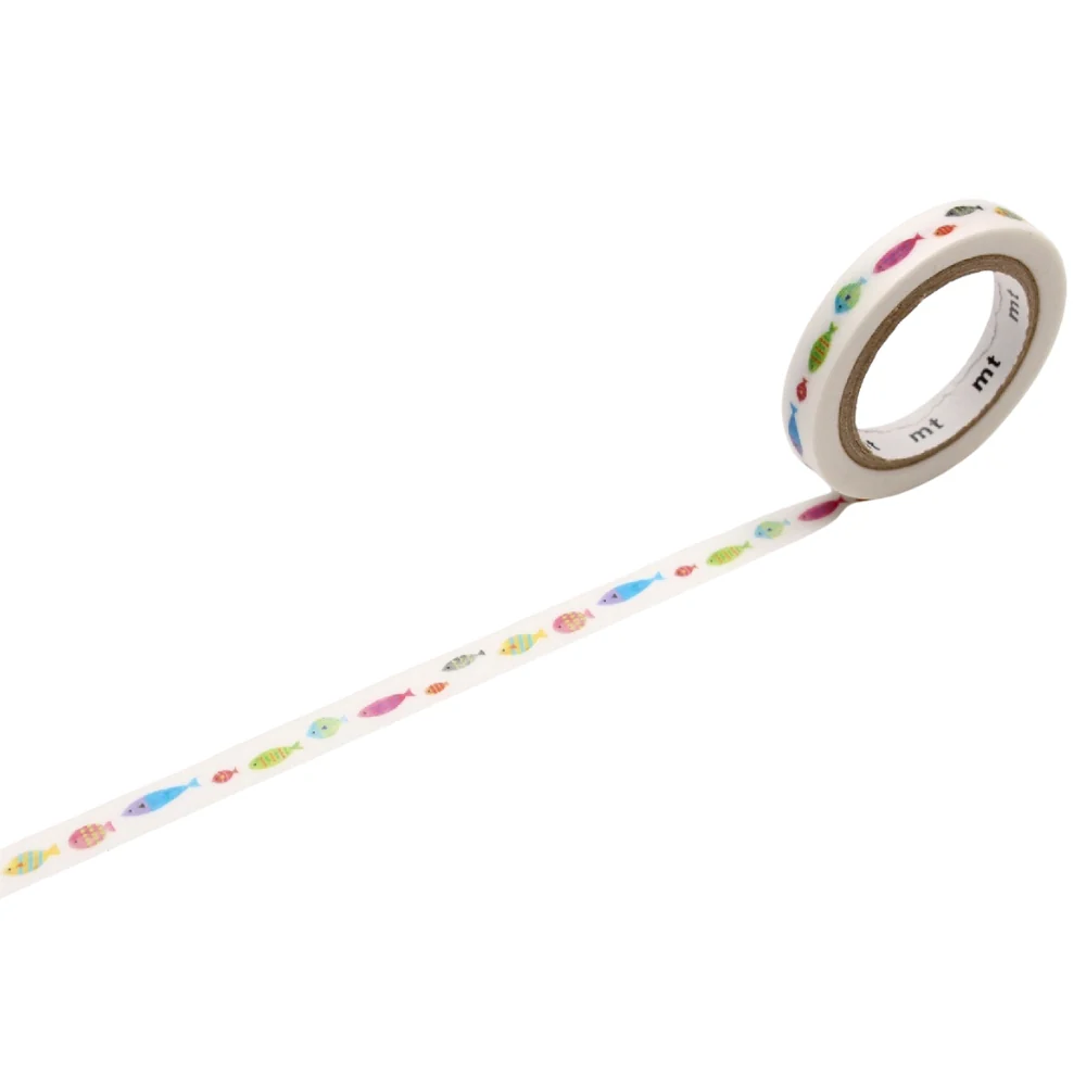 mt ex Washi Tape – Osakana Line – 7mm