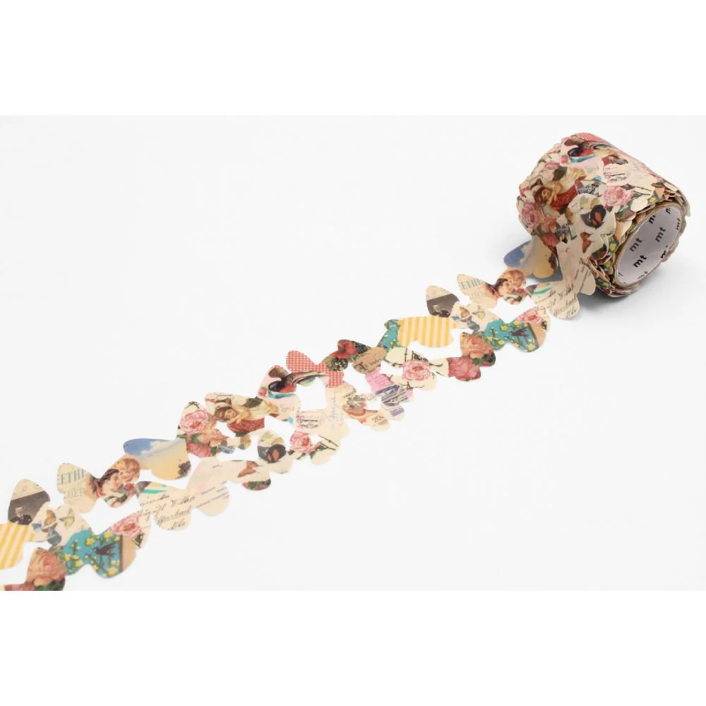 mt fab Washi Tape – Die Cut Retro Paper Butterfly – 45mm