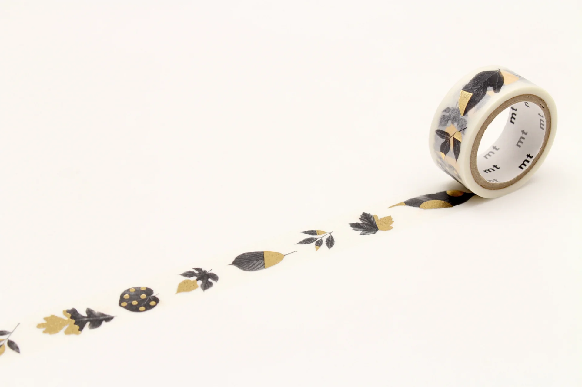 mt fab Washi Tape – Foil Stamping Leaf – 15mm