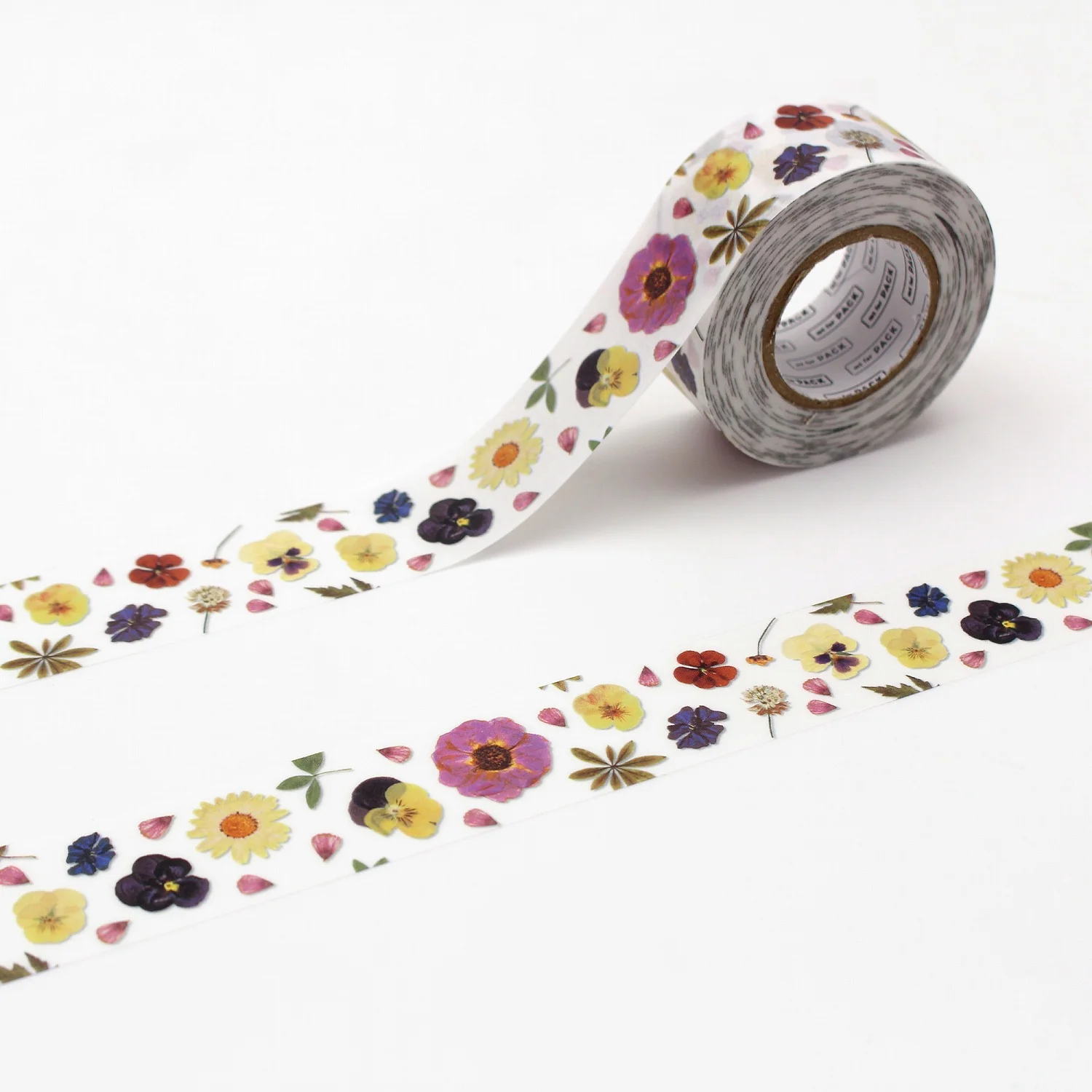 mt for PACK Washi Tape – Pressed flowers – 25mm