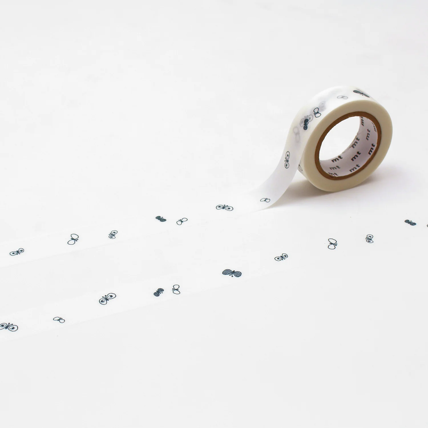 mt x minä perhonen Washi Tape – Choucho Logo Navy – 15mm