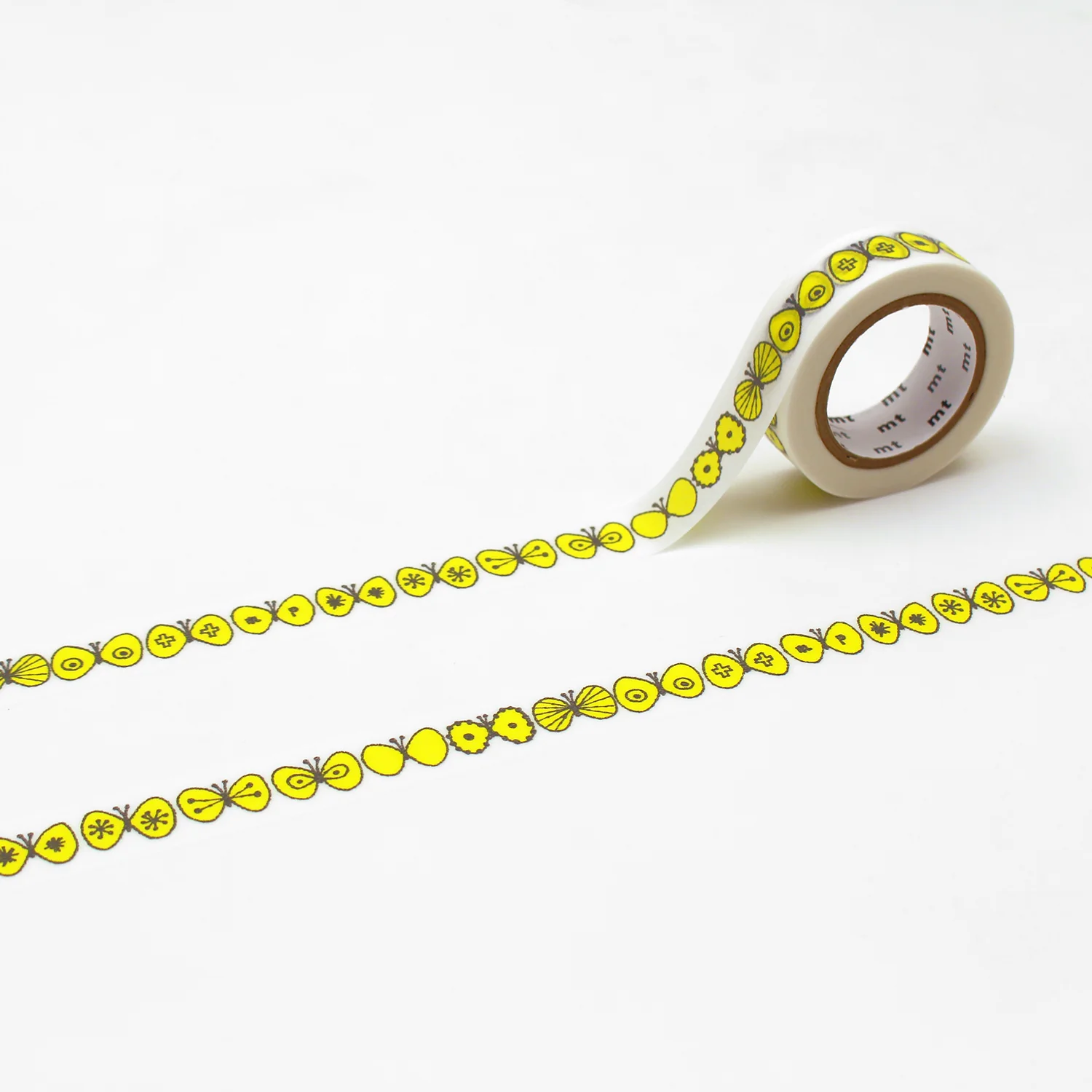 mt x minä perhonen Washi Tape – Choucho Yellow – 15mm