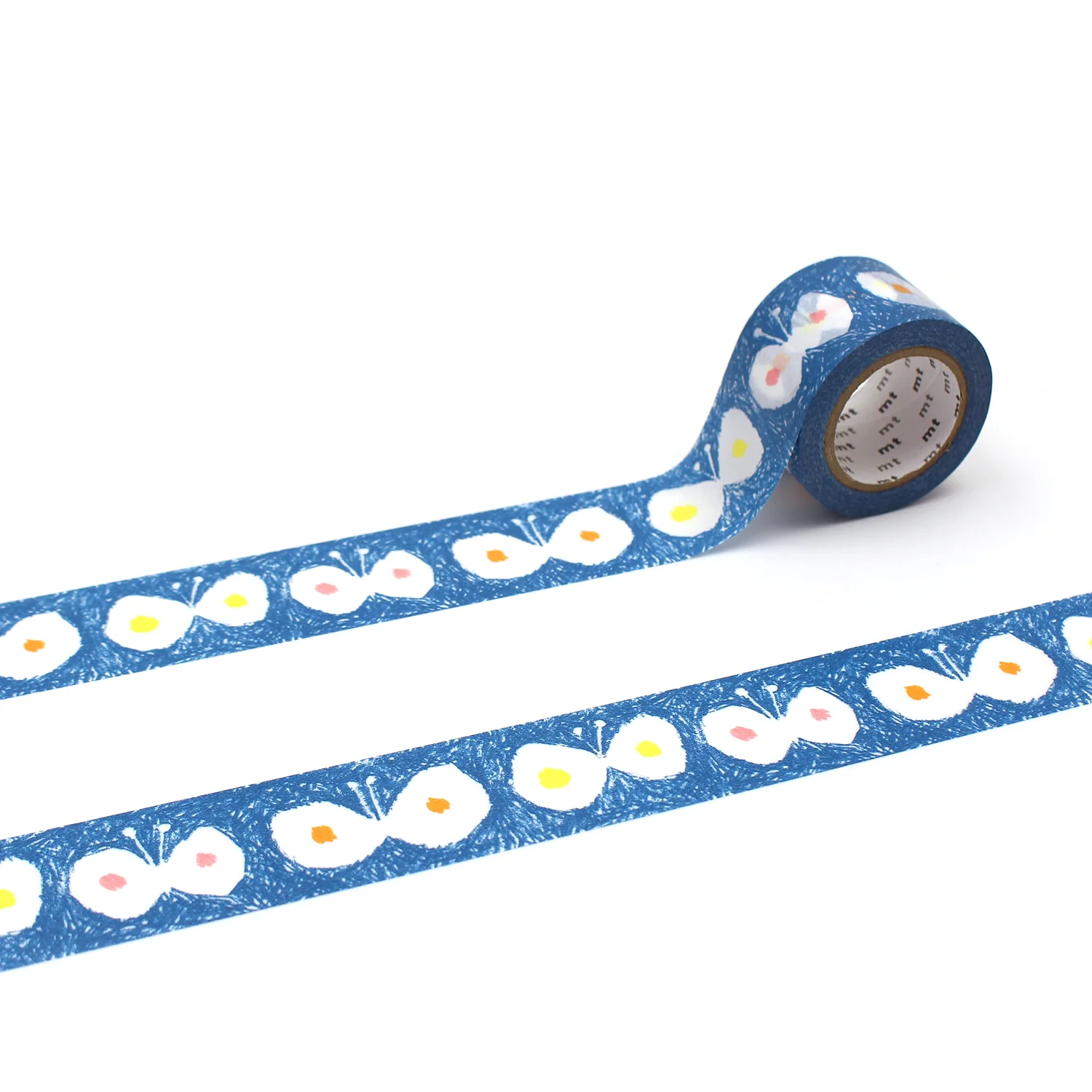 mt x minä perhonen Washi Tape – Hana Hane Blue – 30mm