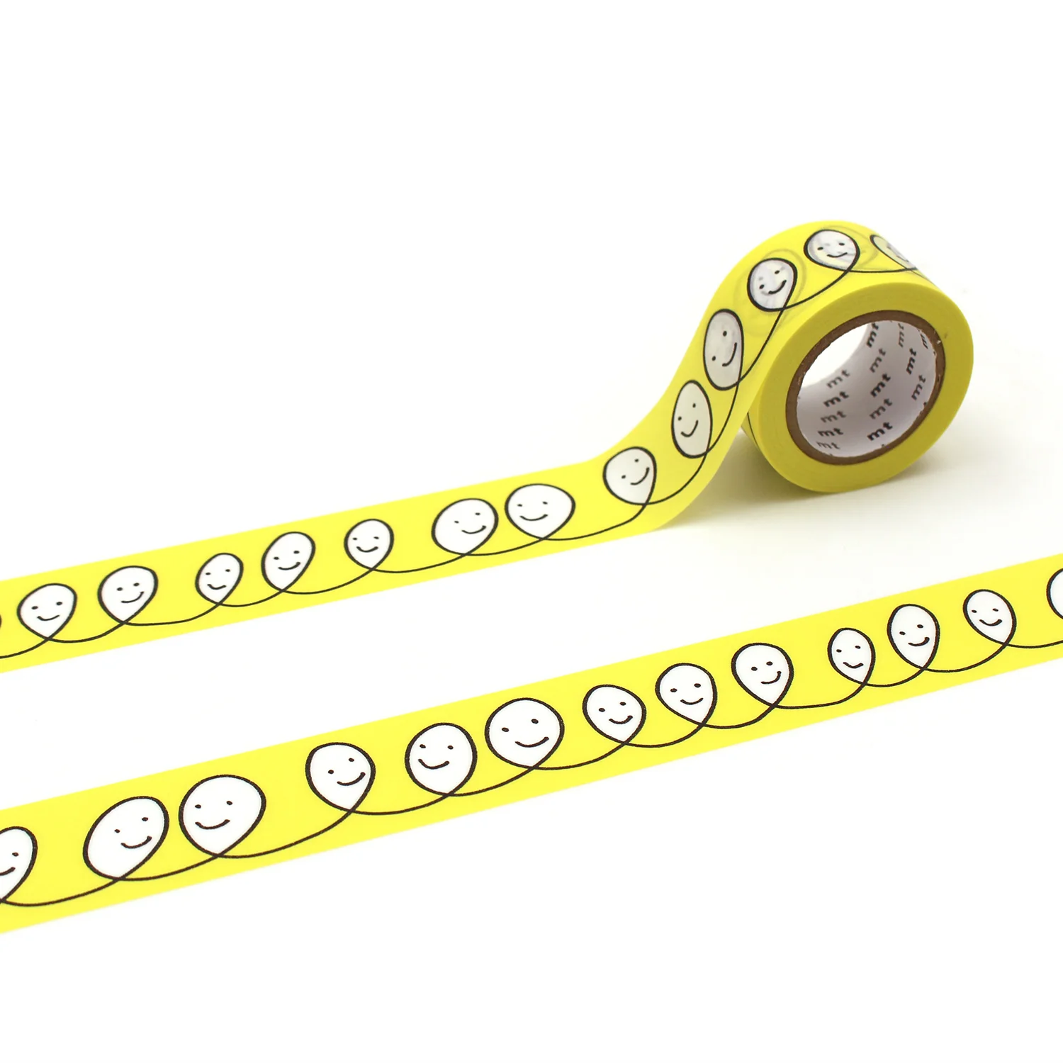 mt x minä perhonen Washi Tape – Yellow Smile – 27mm