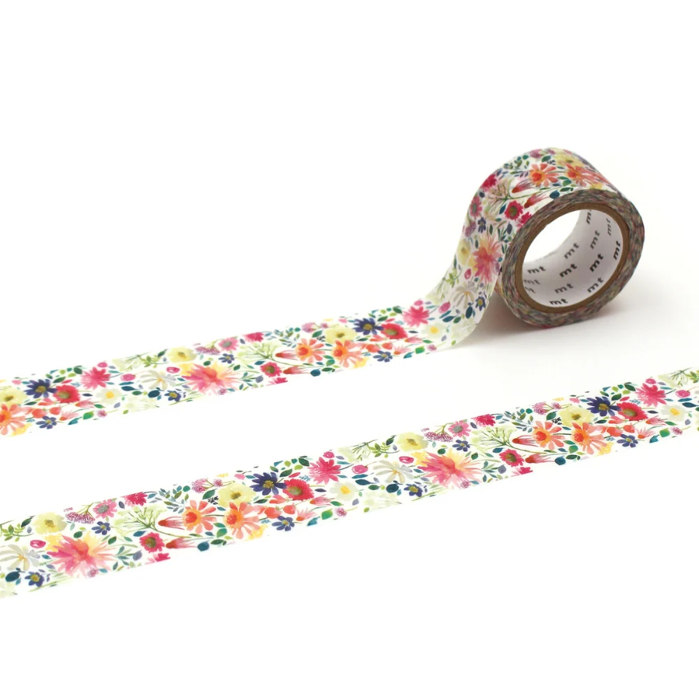 mt Masking Tape x Bluebellgray Zinnia – 24mm