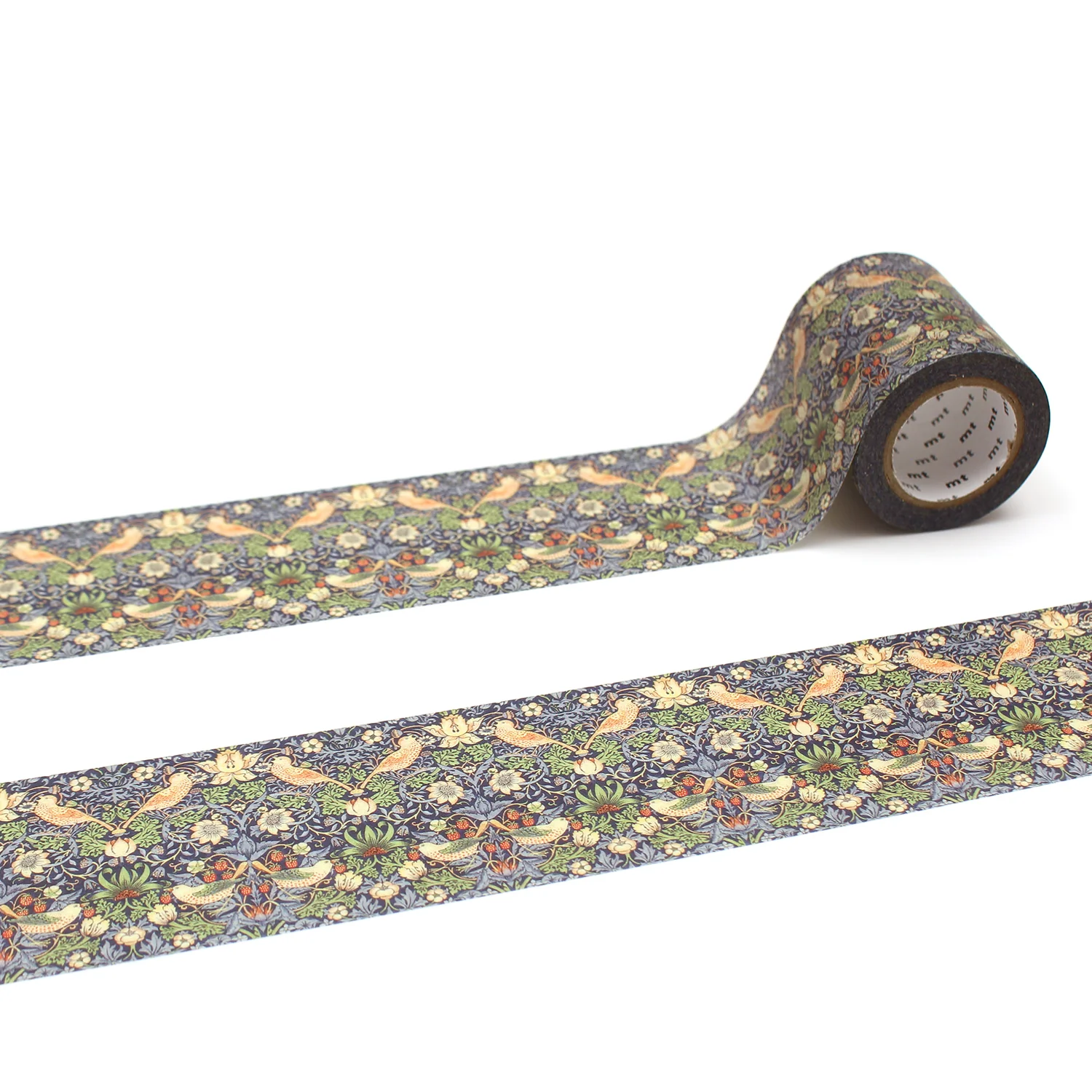 mt x William Morris Washi Tape – Strawberry Thief – 50mm