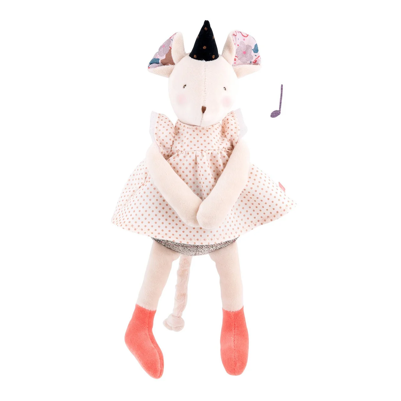 Moulin Roty Musical Polka Dot Mouse