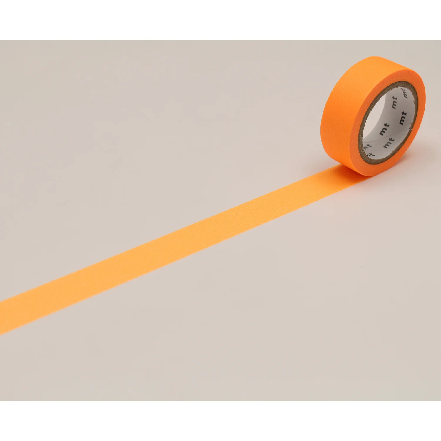 mt 1P Basic Washi Tape – Shocking Orange  – 15mm