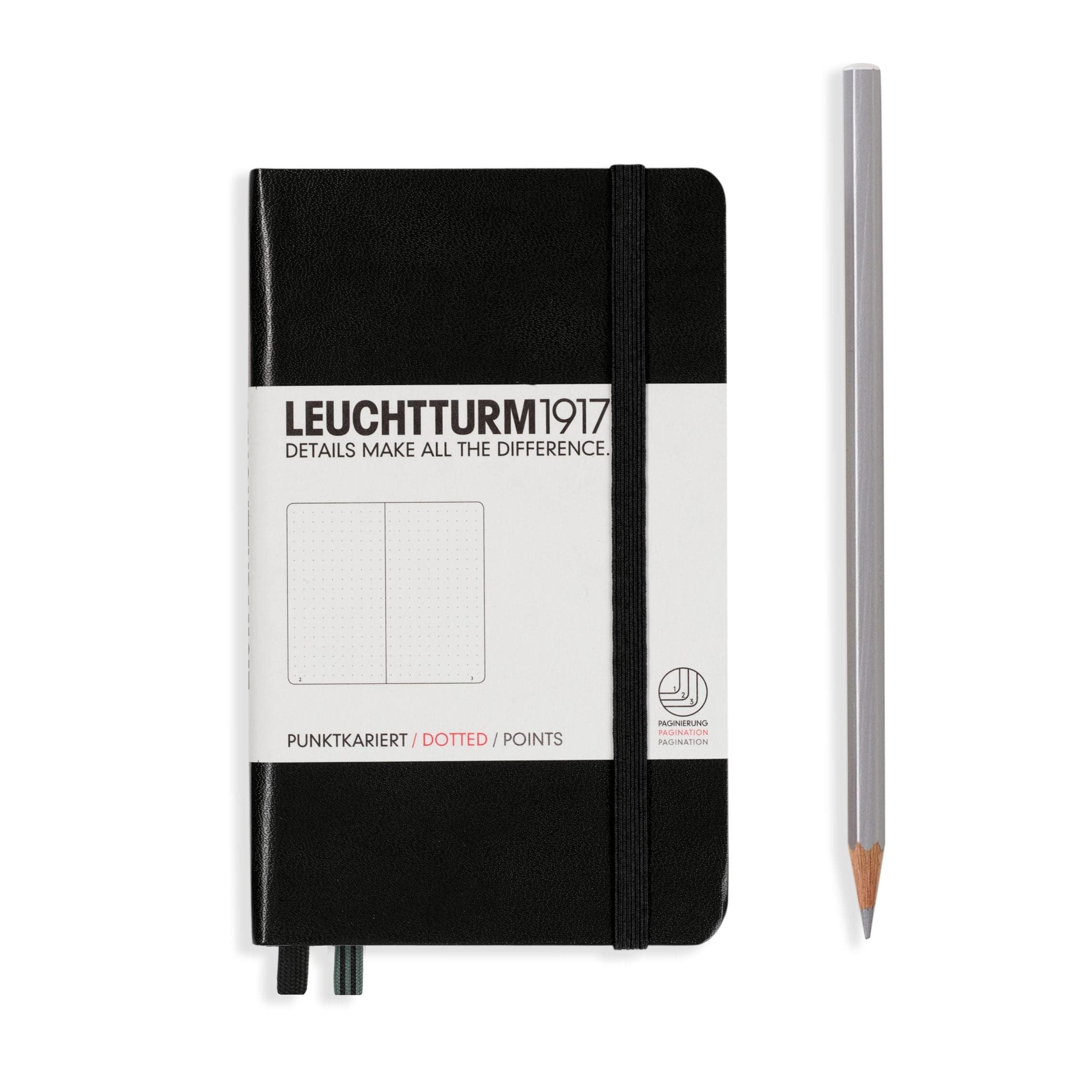 Leuchtturm 1917 Notebook, A6 – Black