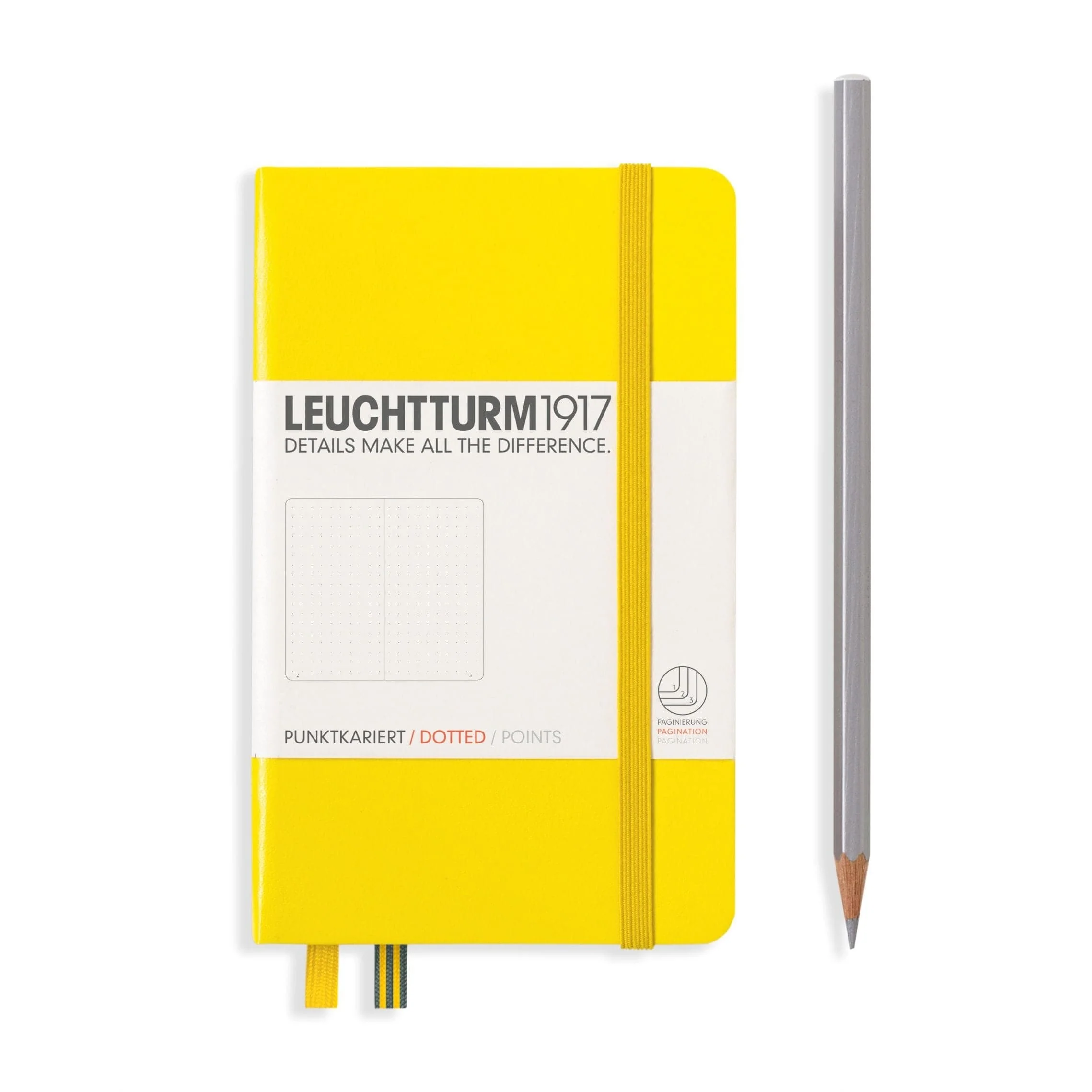 Leuchtturm 1917 Notebook, A6 – Lemon