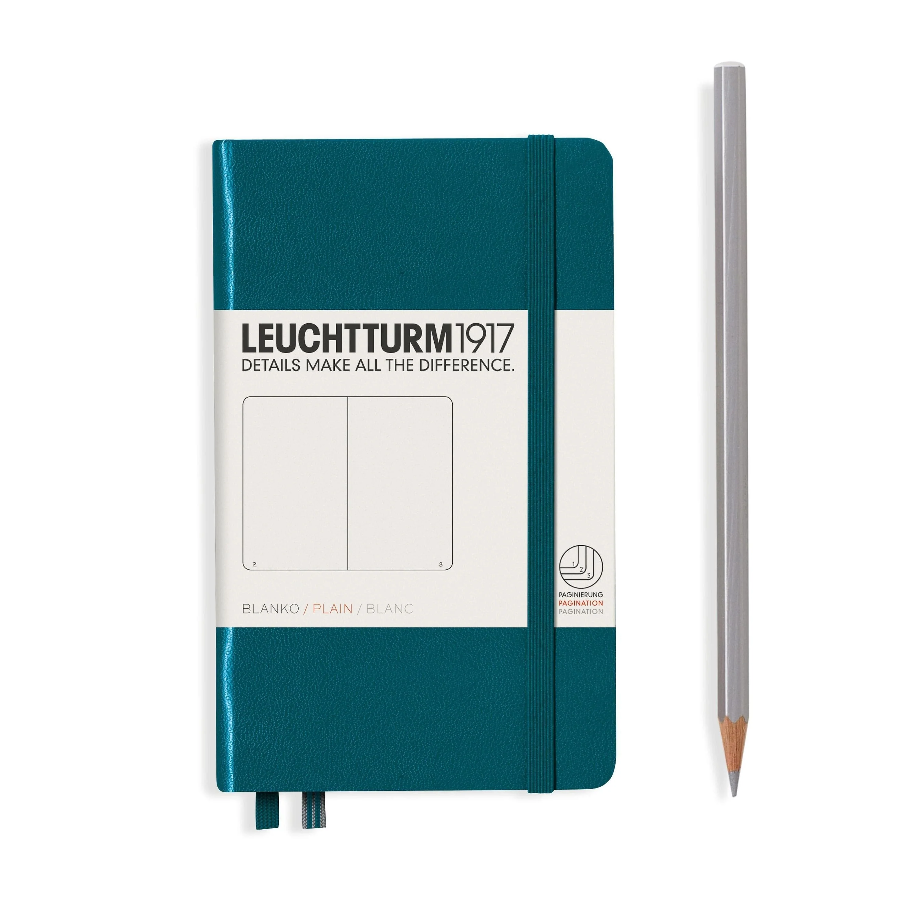 Leuchtturm 1917 Notebook, A6 – Pacific Green