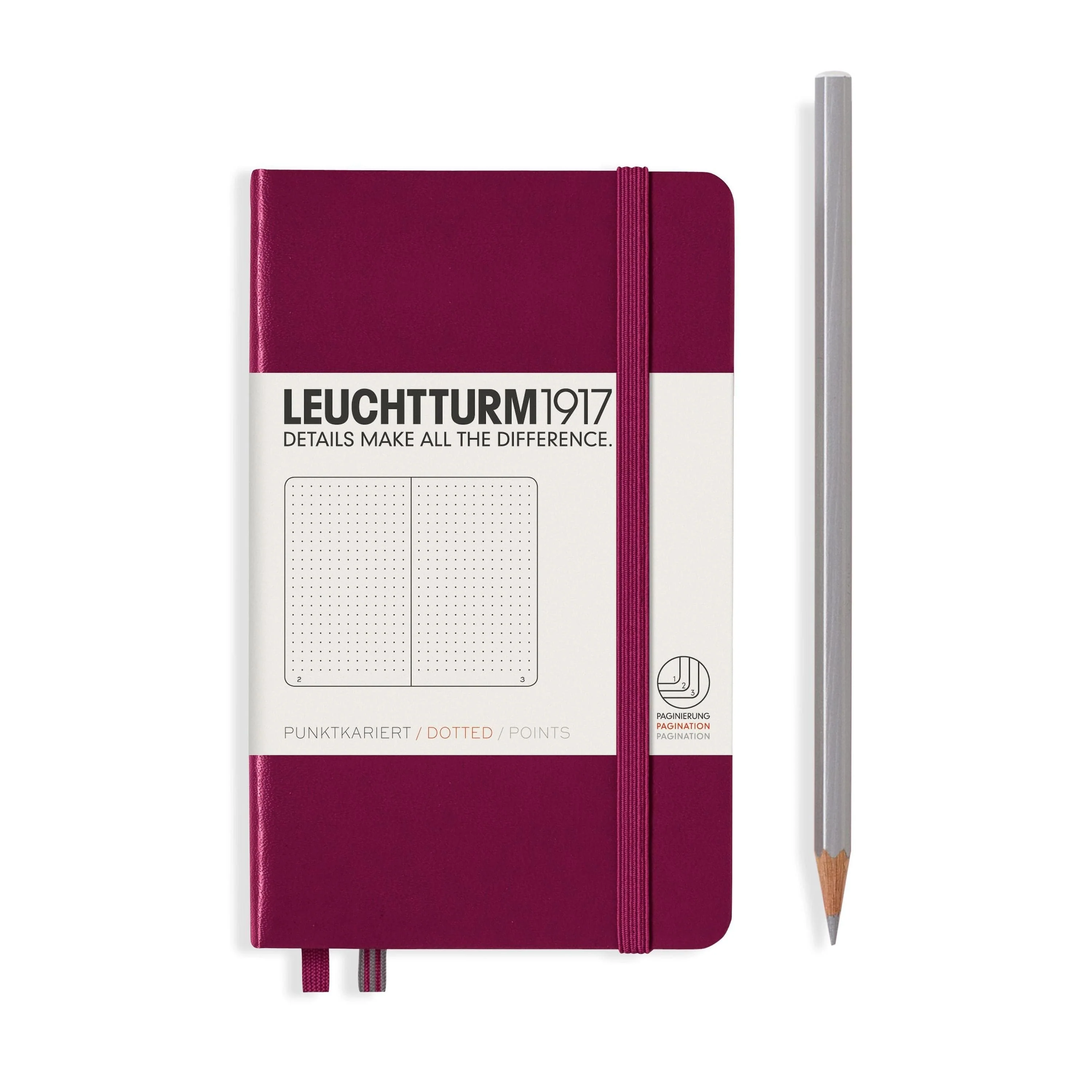 Leuchtturm 1917 Notebook, A6 – Port Red
