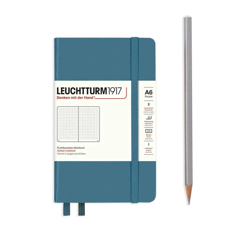 Leuchtturm 1917 Notebook, A6 – Stone Blue