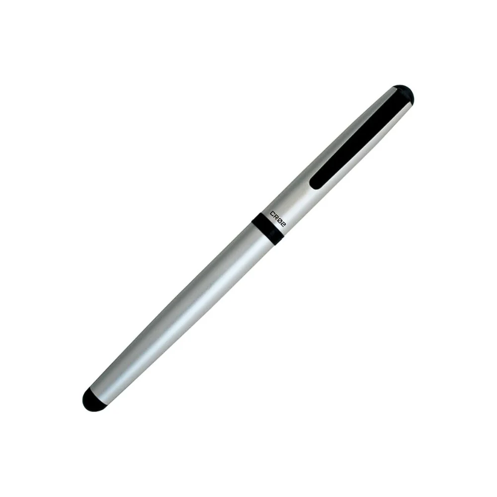 Ohto CR02 Ceramic Rollerball Pen – Matte Silver